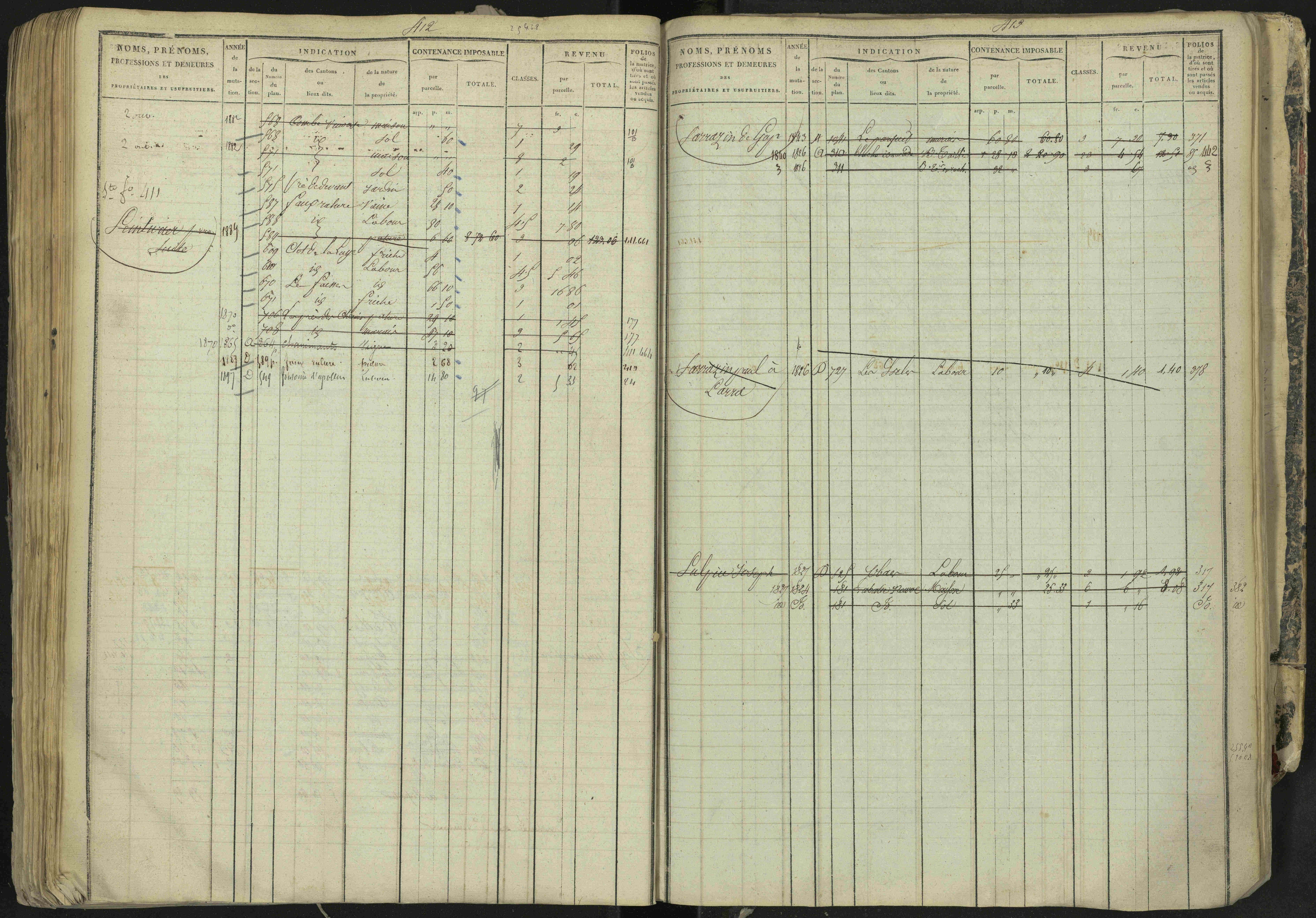 La Bâtie-Neuve - 3 P 237/1 - 3 P 237/1 - Matrice, folios 1-520. 