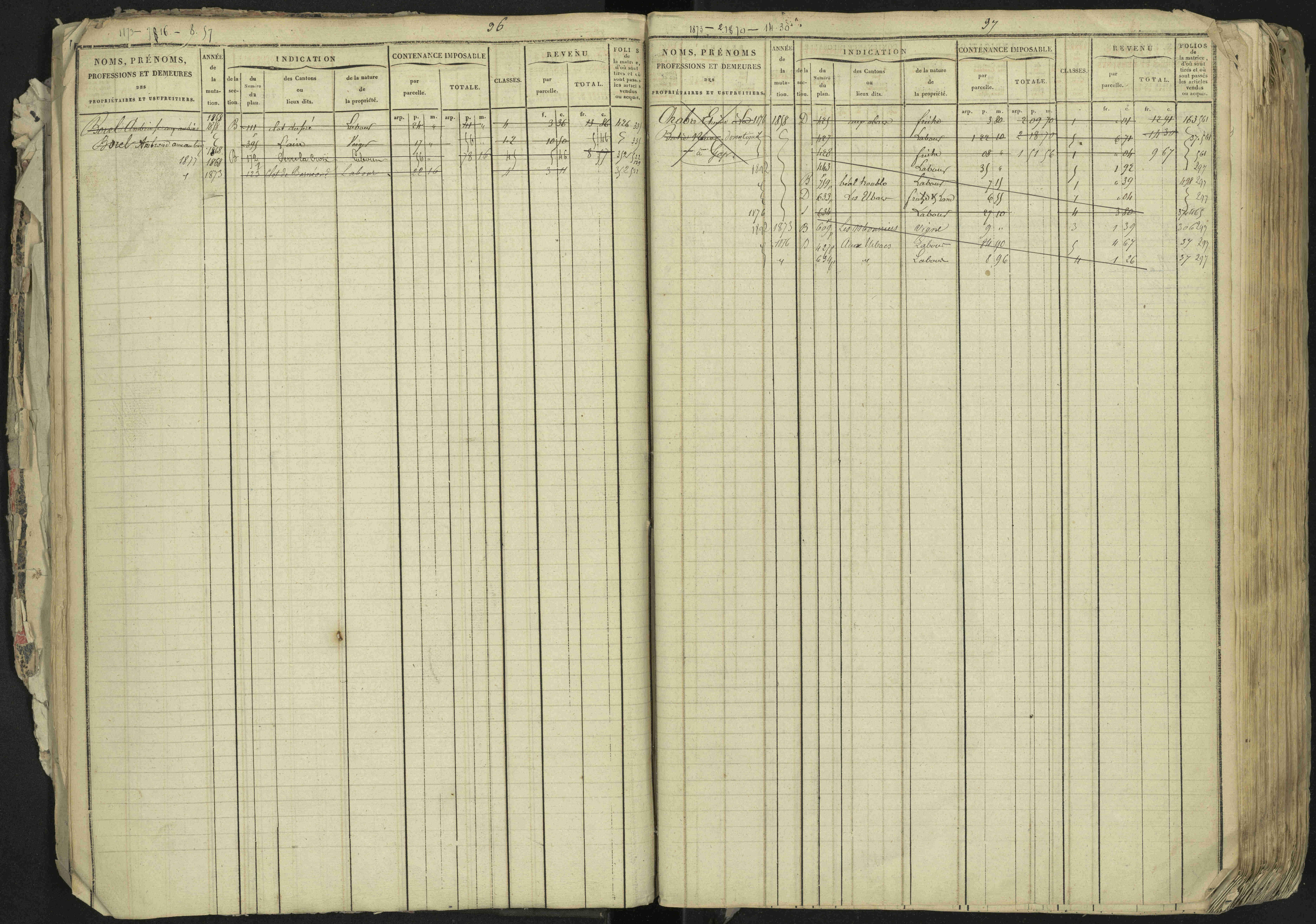 La Bâtie-Neuve - 3 P 237/1 - 3 P 237/1 - Matrice, folios 1-520. 