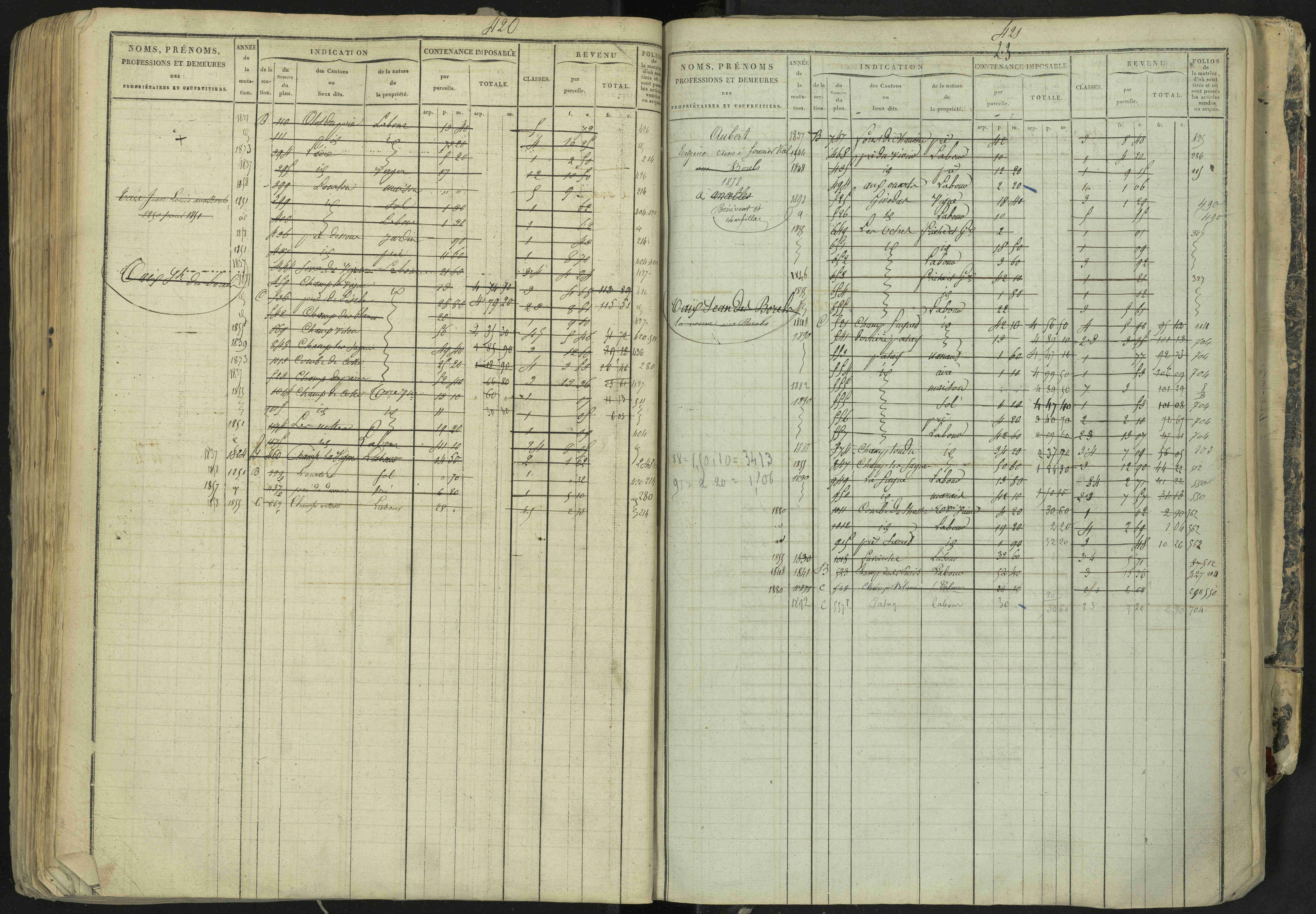 La Bâtie-Neuve - 3 P 237/1 - 3 P 237/1 - Matrice, folios 1-520. 