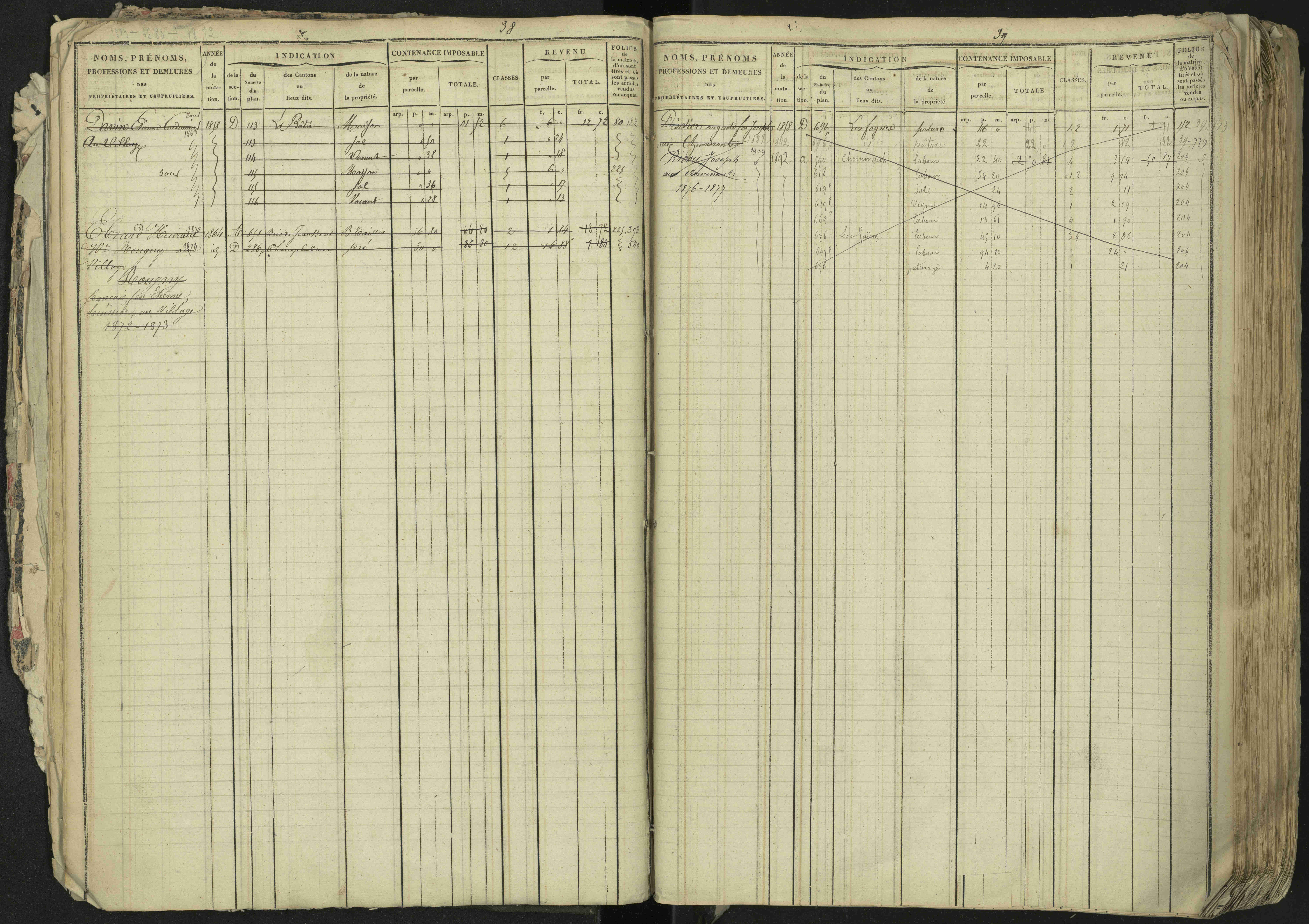 La Bâtie-Neuve - 3 P 237/1 - 3 P 237/1 - Matrice, folios 1-520. 