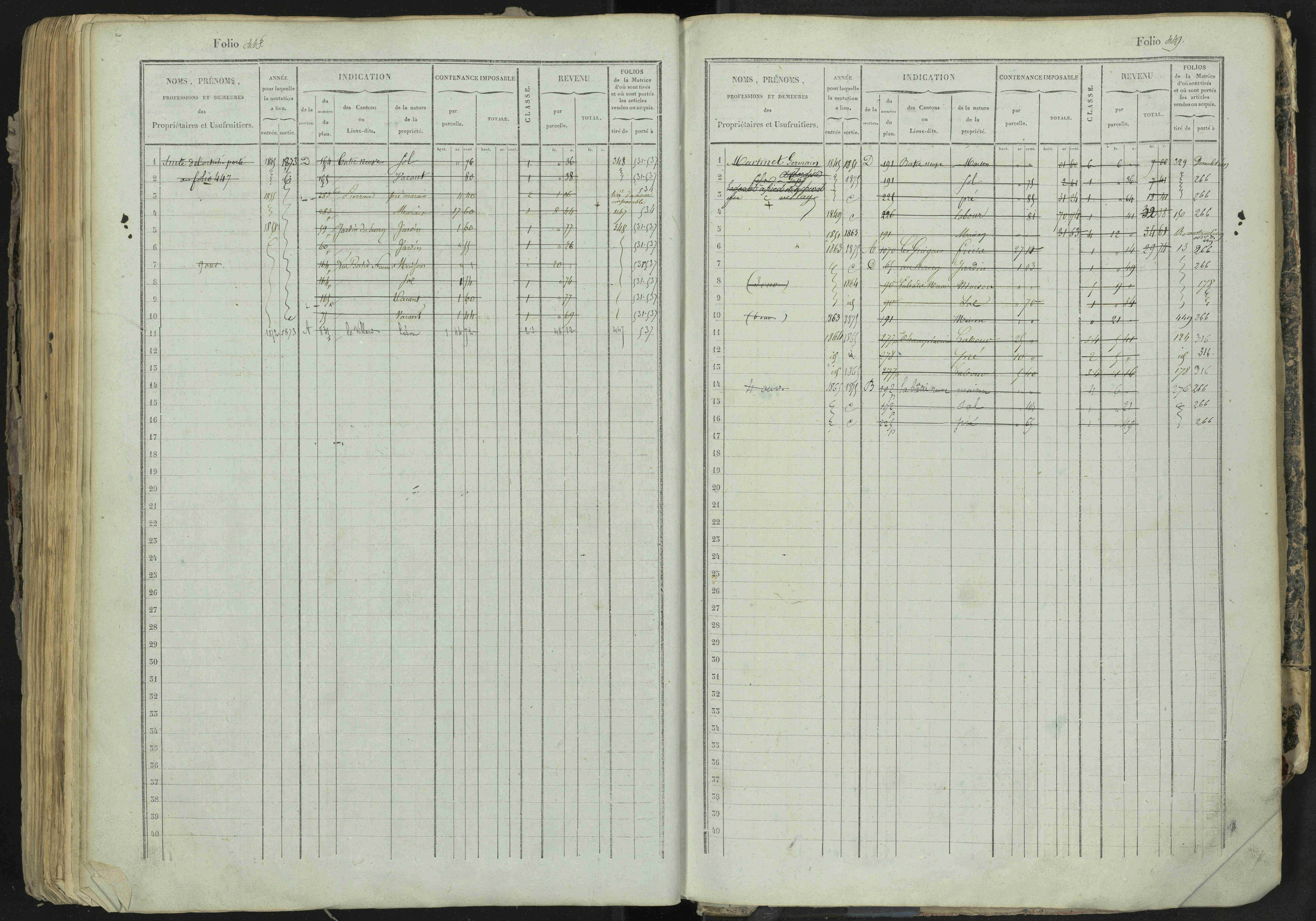 La Bâtie-Neuve - 3 P 237/1 - 3 P 237/1 - Matrice, folios 1-520. 