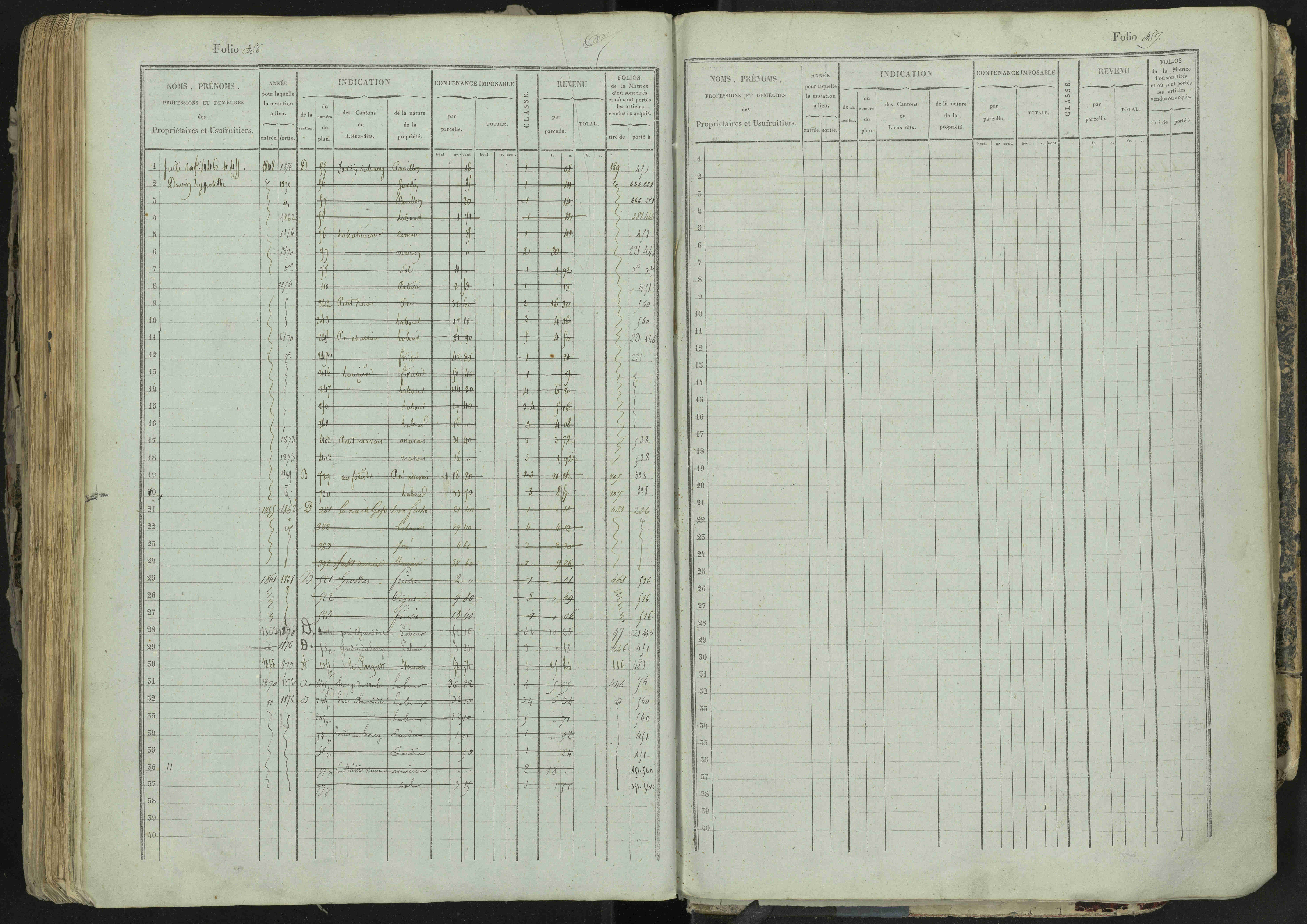 La Bâtie-Neuve - 3 P 237/1 - 3 P 237/1 - Matrice, folios 1-520. 
