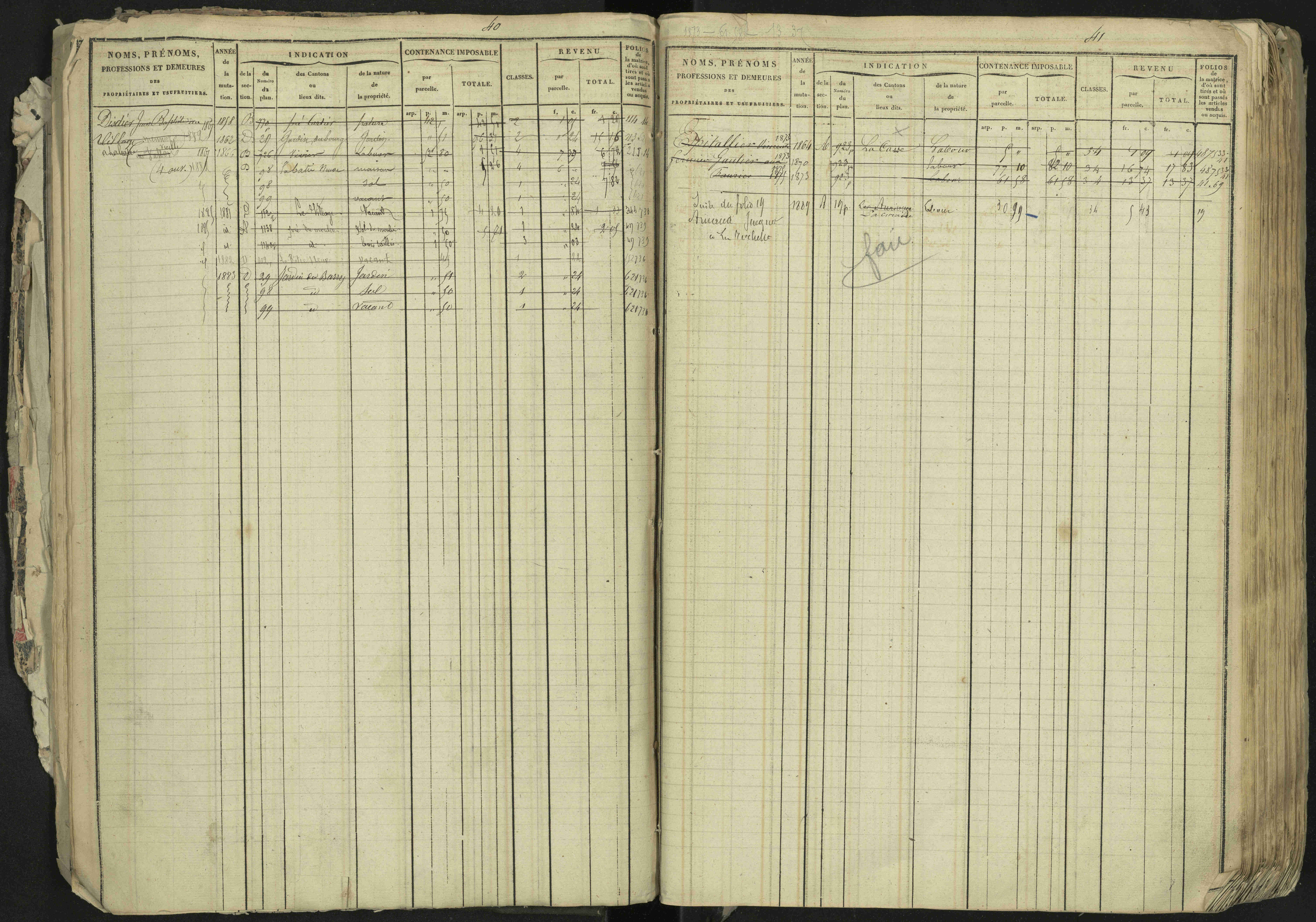 La Bâtie-Neuve - 3 P 237/1 - 3 P 237/1 - Matrice, folios 1-520. 