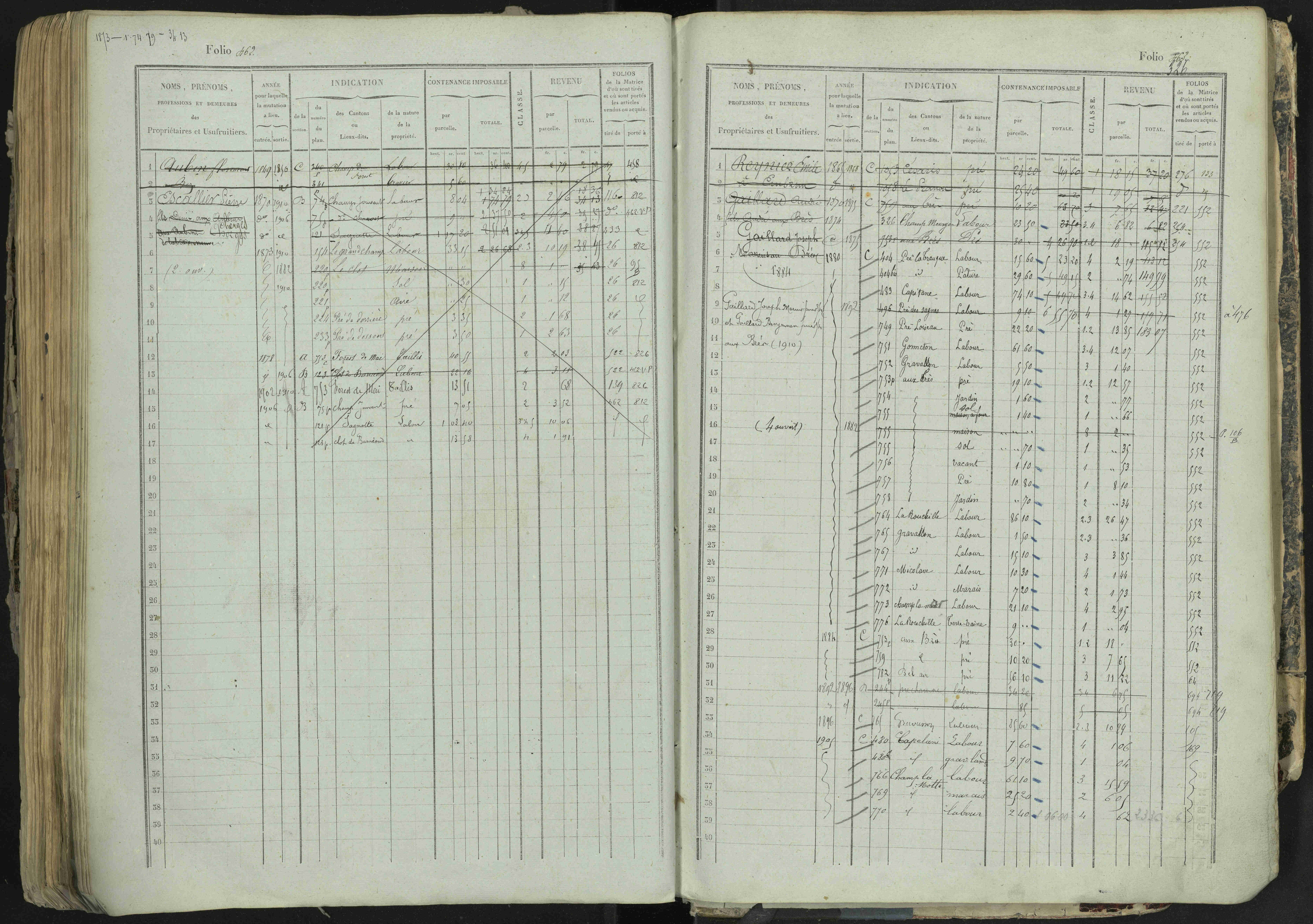 La Bâtie-Neuve - 3 P 237/1 - 3 P 237/1 - Matrice, folios 1-520. 