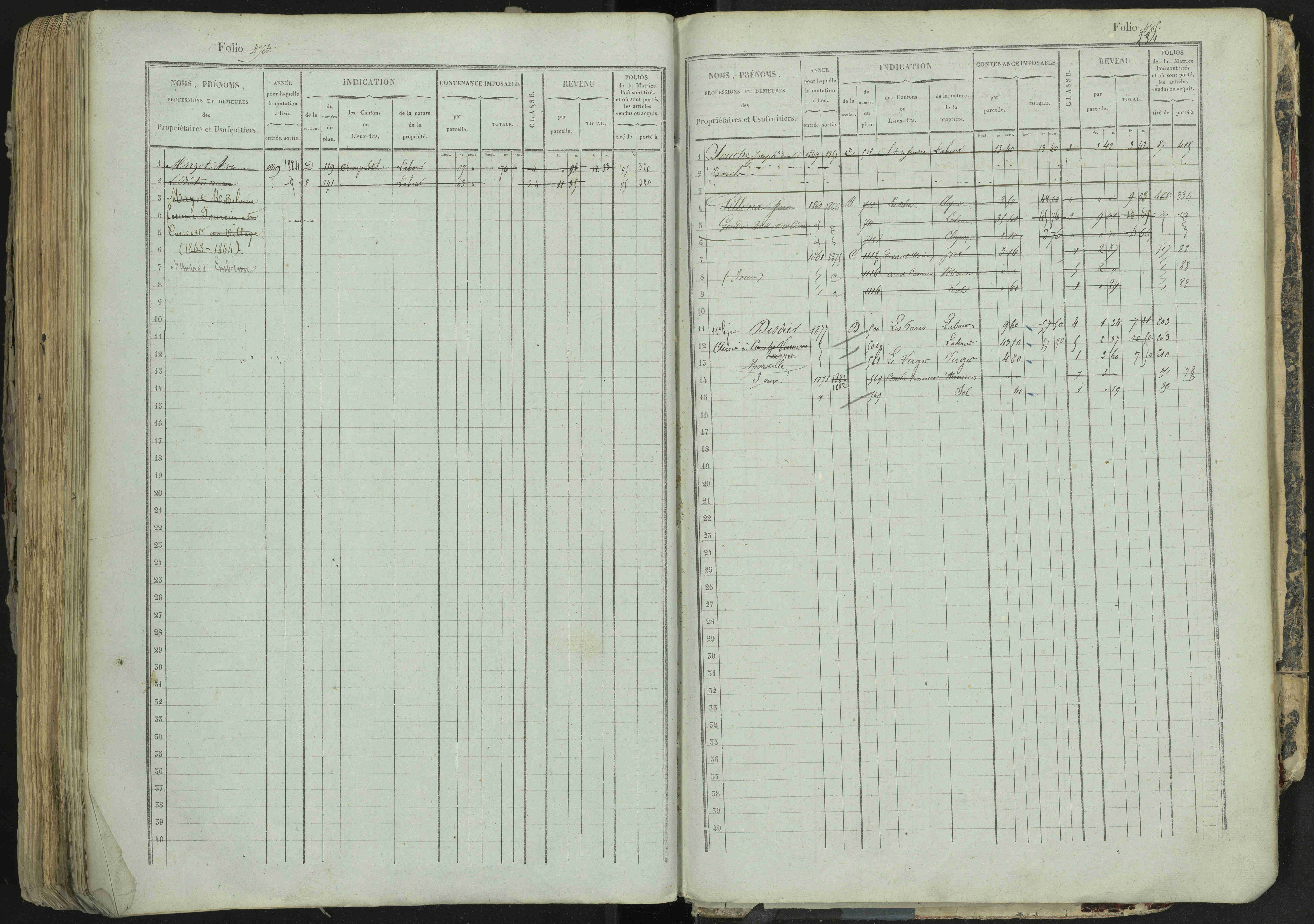 La Bâtie-Neuve - 3 P 237/1 - 3 P 237/1 - Matrice, folios 1-520. 