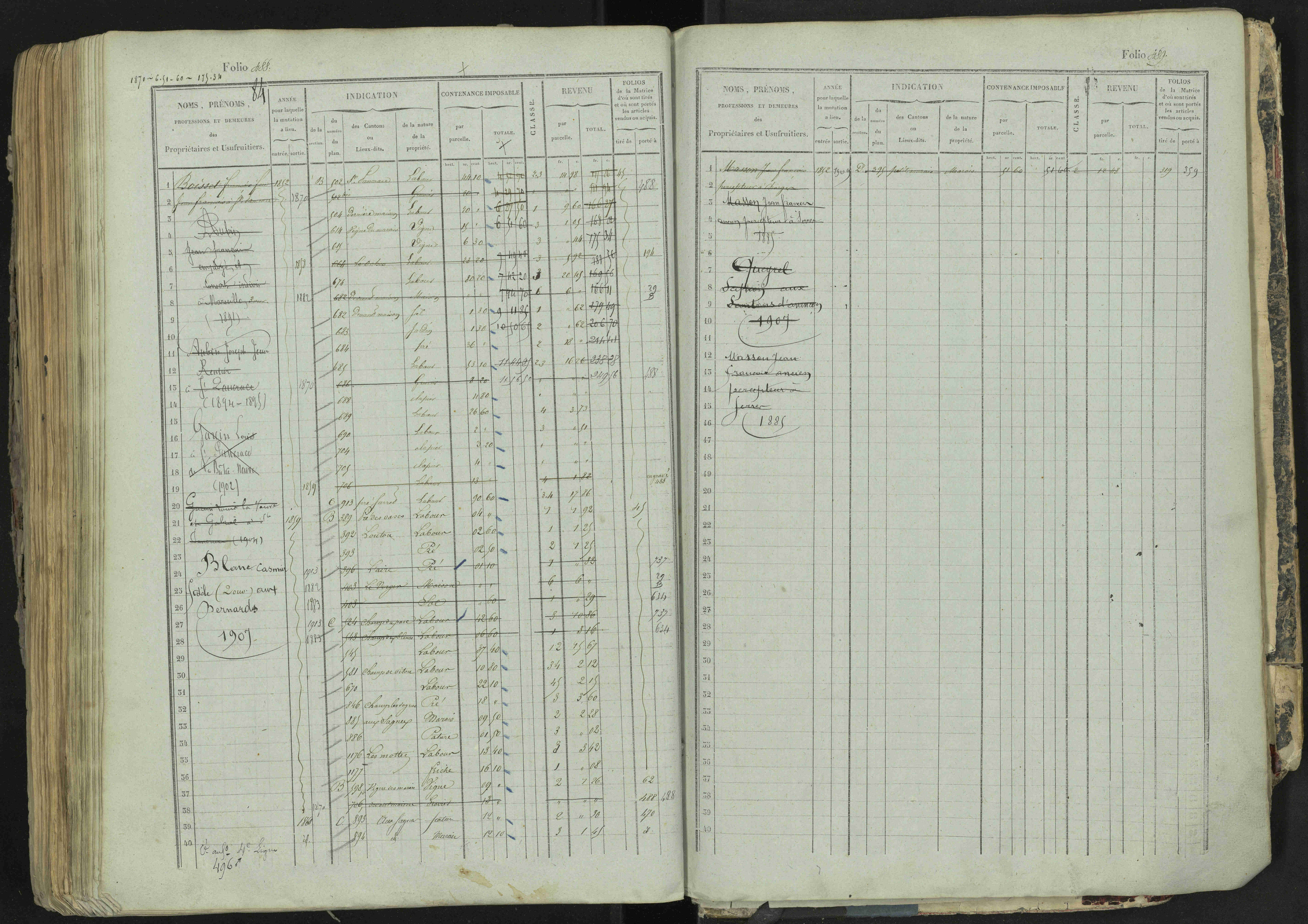 La Bâtie-Neuve - 3 P 237/1 - 3 P 237/1 - Matrice, folios 1-520. 