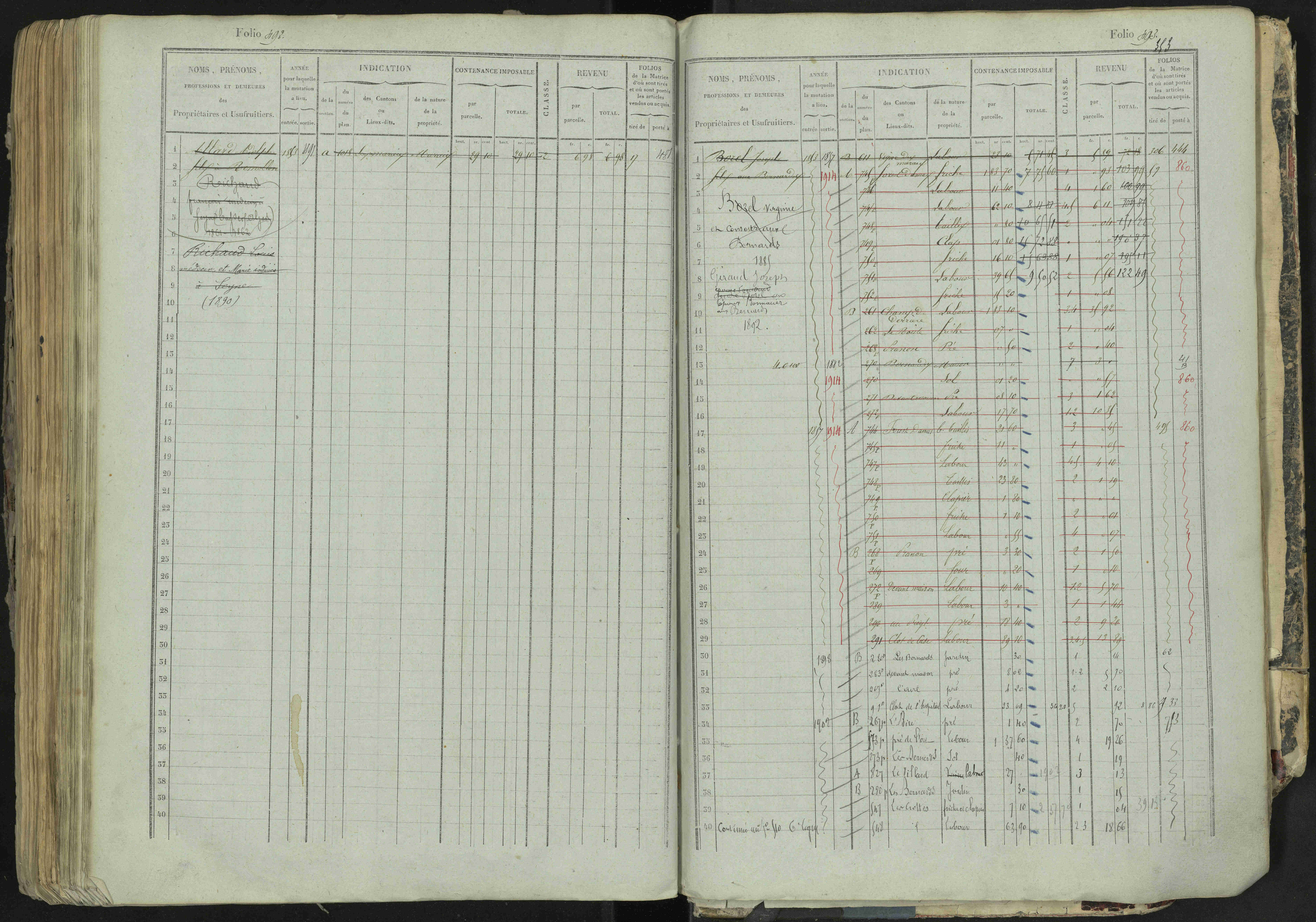 La Bâtie-Neuve - 3 P 237/1 - 3 P 237/1 - Matrice, folios 1-520. 