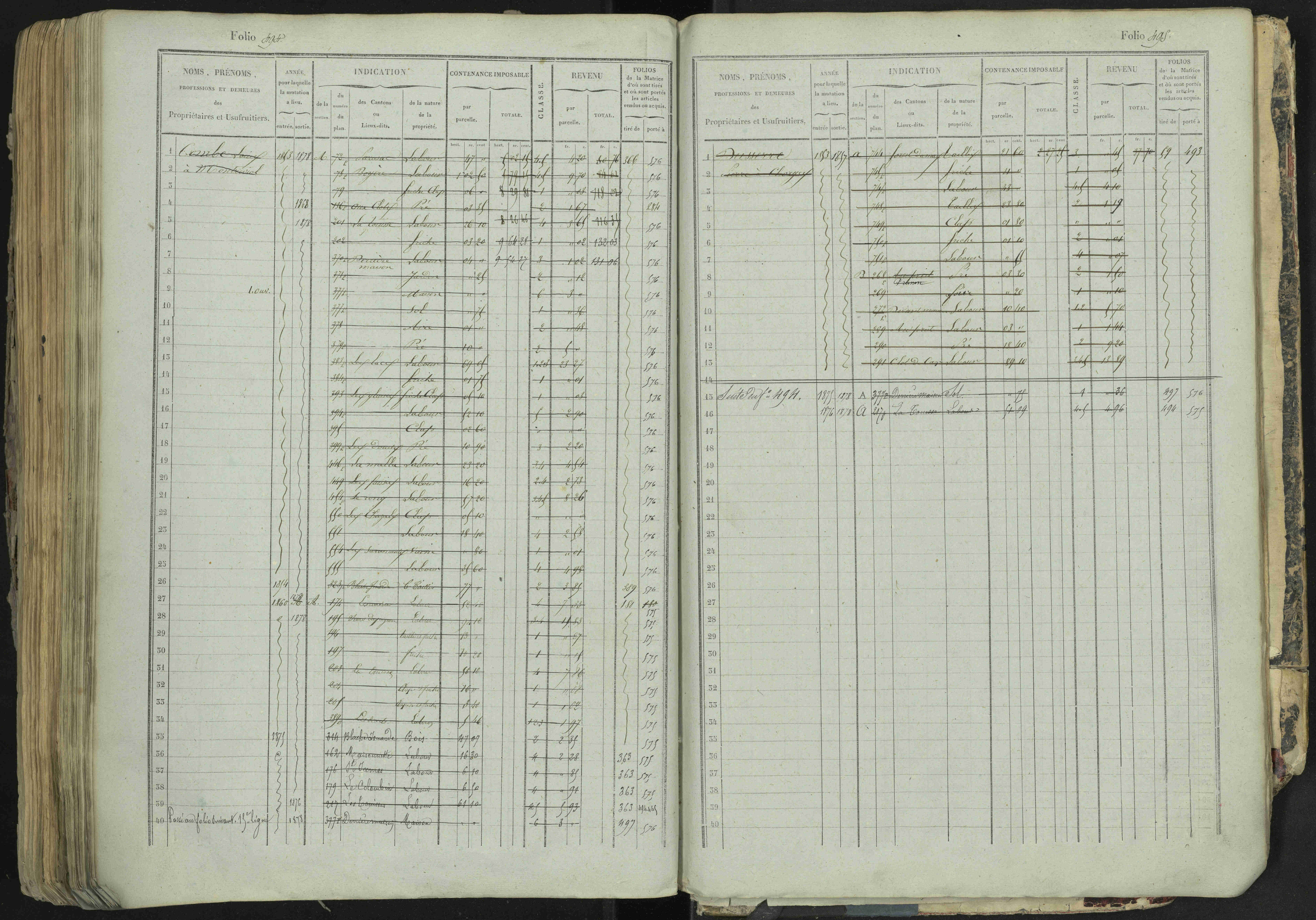La Bâtie-Neuve - 3 P 237/1 - 3 P 237/1 - Matrice, folios 1-520. 