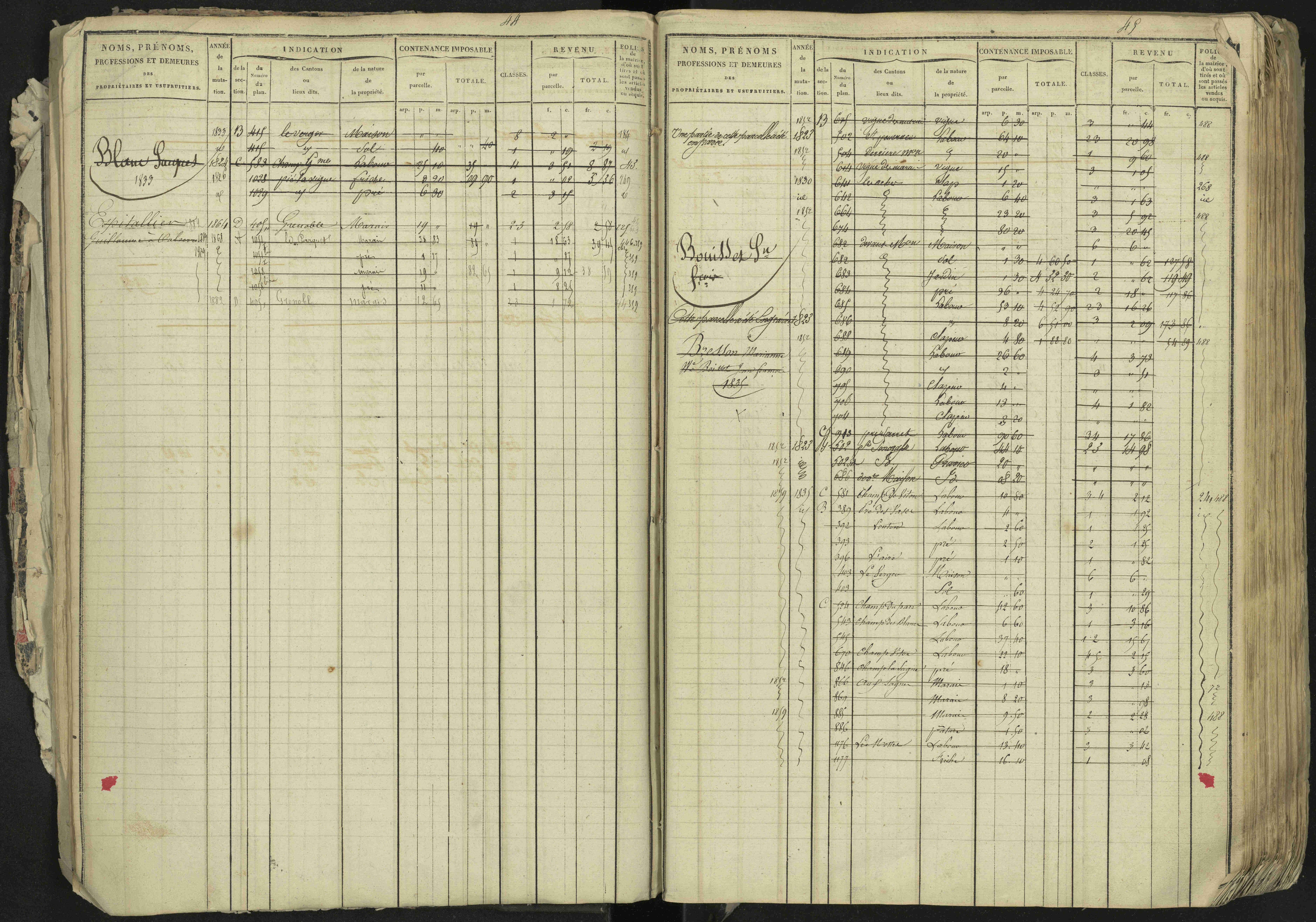La Bâtie-Neuve - 3 P 237/1 - 3 P 237/1 - Matrice, folios 1-520. 