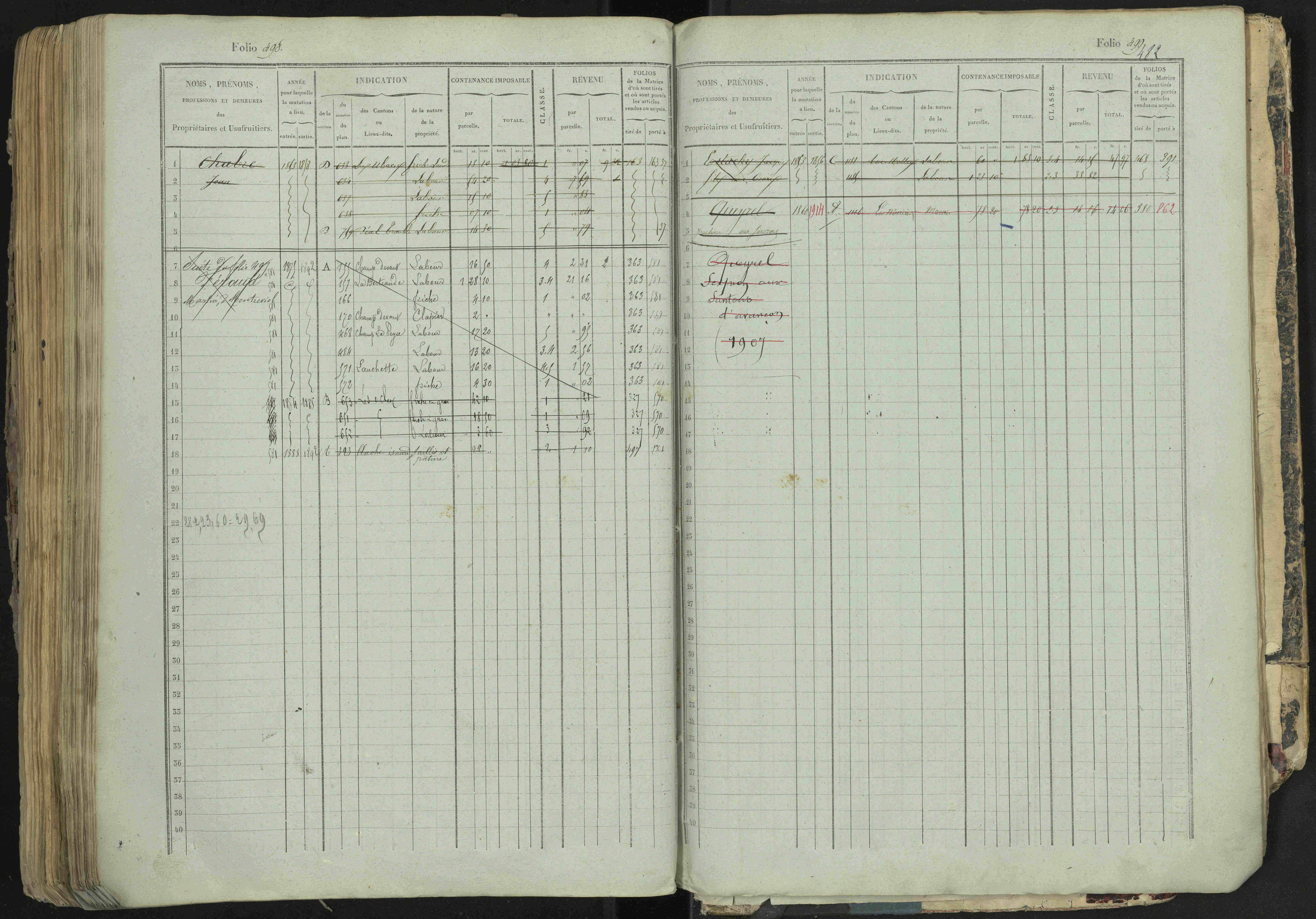 La Bâtie-Neuve - 3 P 237/1 - 3 P 237/1 - Matrice, folios 1-520. 