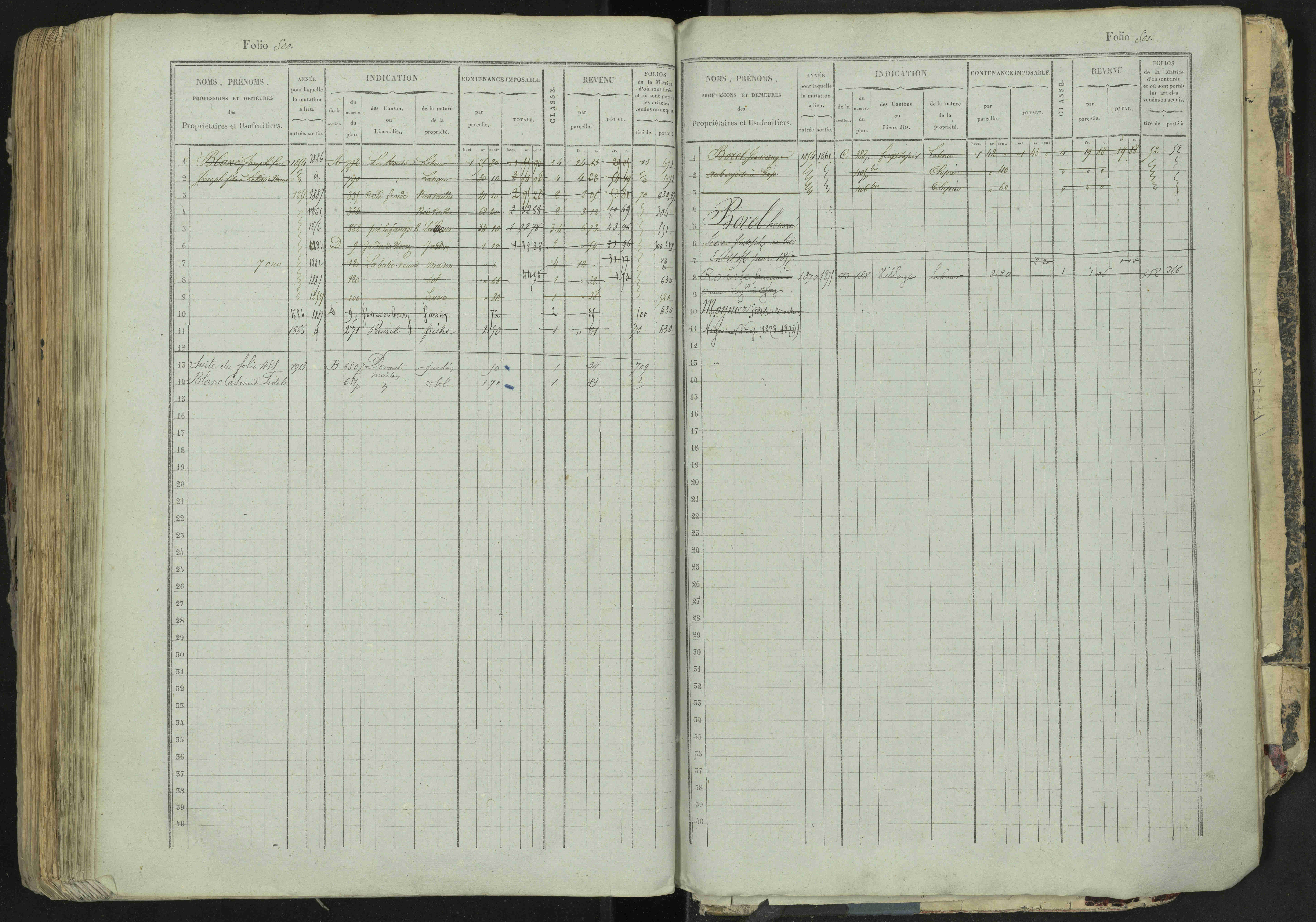 La Bâtie-Neuve - 3 P 237/1 - 3 P 237/1 - Matrice, folios 1-520. 