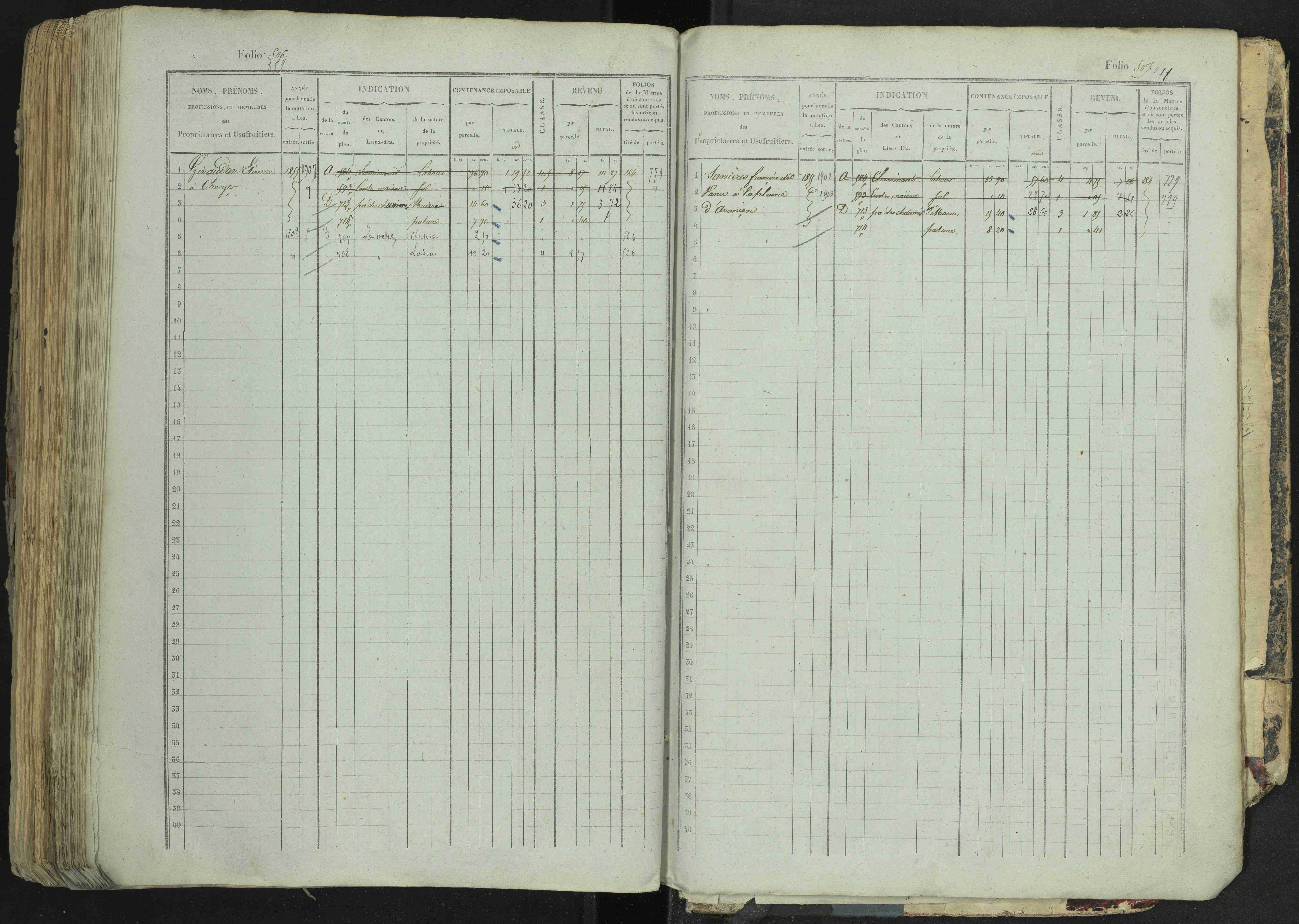 La Bâtie-Neuve - 3 P 237/1 - 3 P 237/1 - Matrice, folios 1-520. 