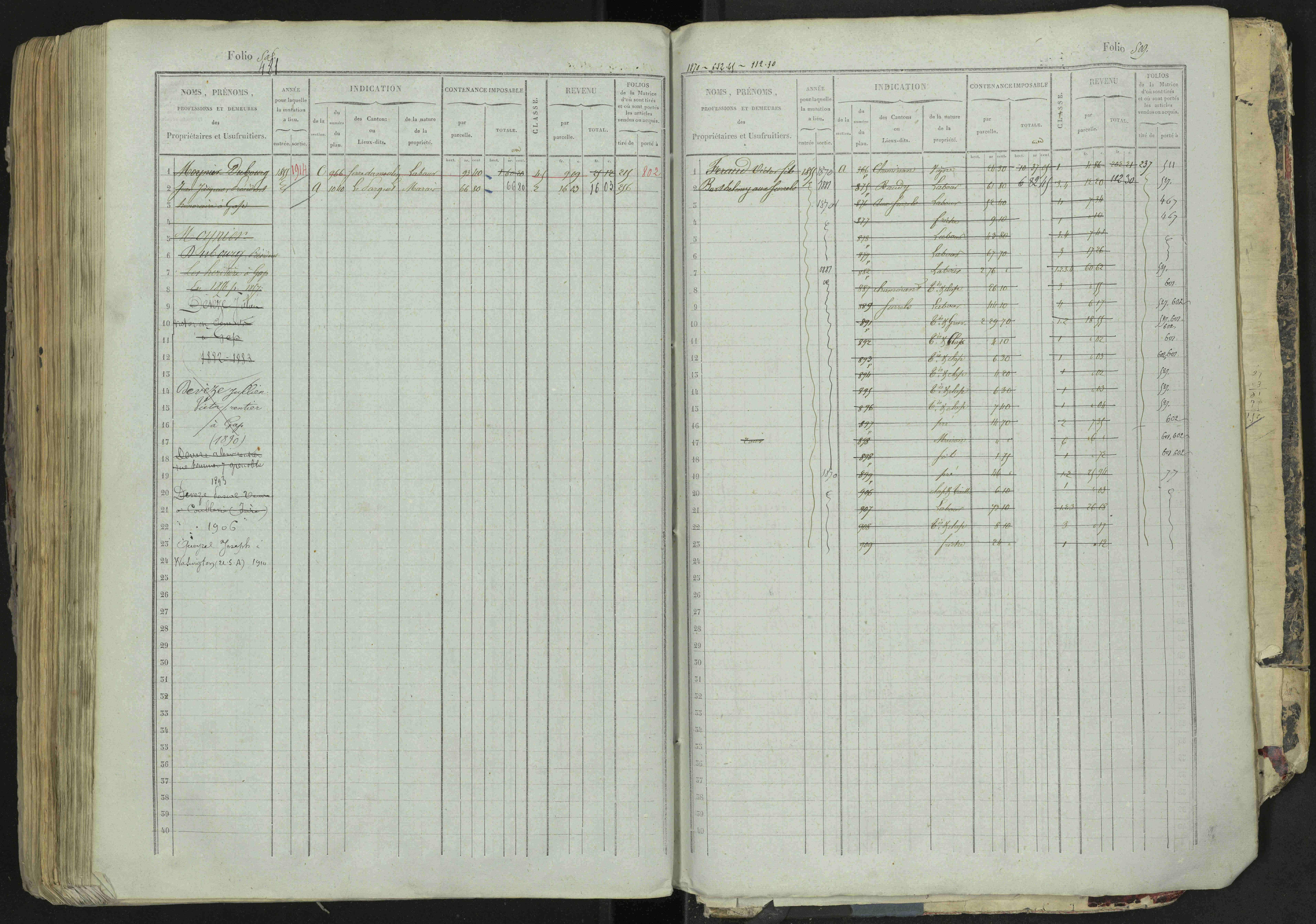 La Bâtie-Neuve - 3 P 237/1 - 3 P 237/1 - Matrice, folios 1-520. 