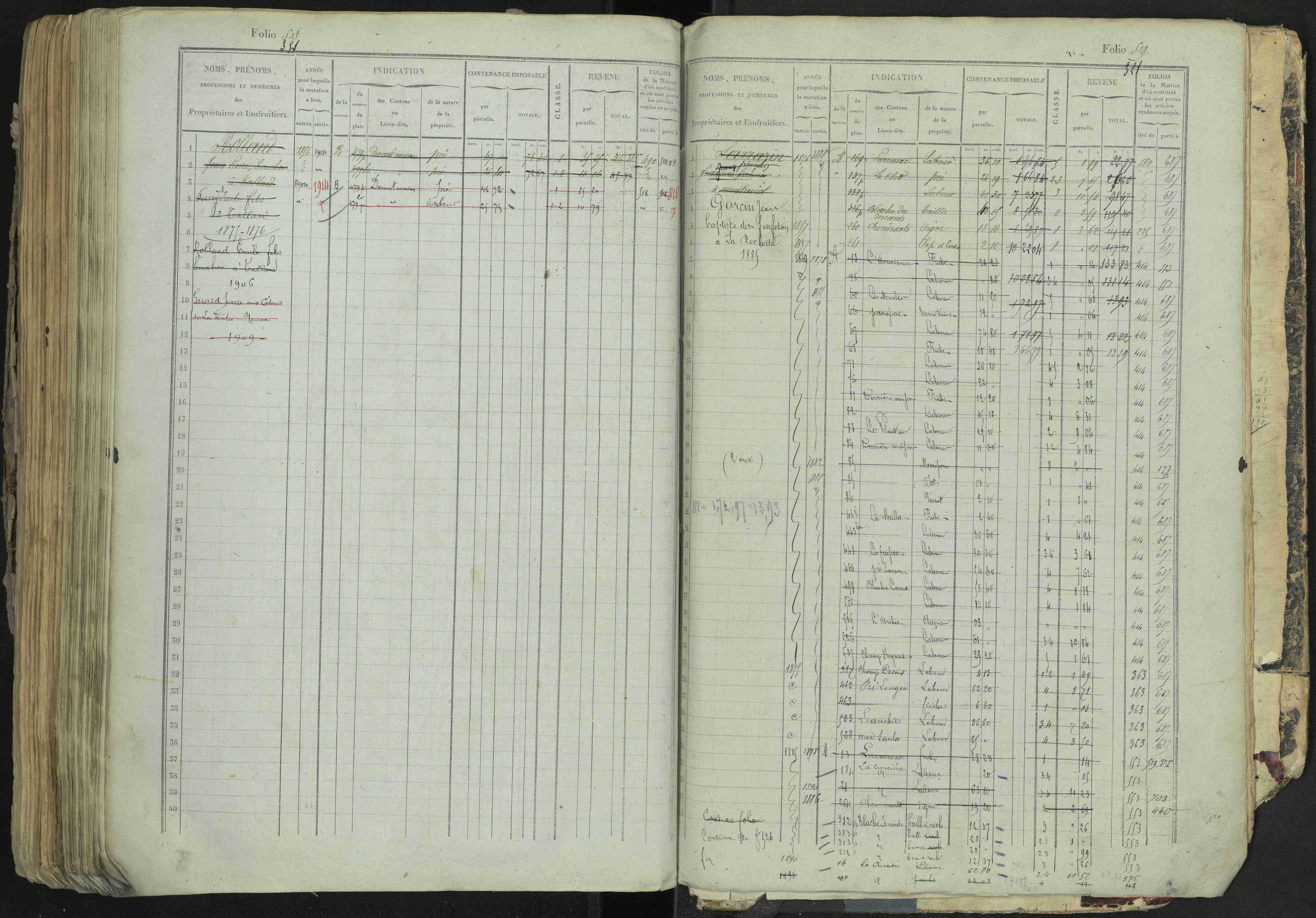La Bâtie-Neuve - 3 P 237/1 - 3 P 237/1 - Matrice, folios 1-520. 