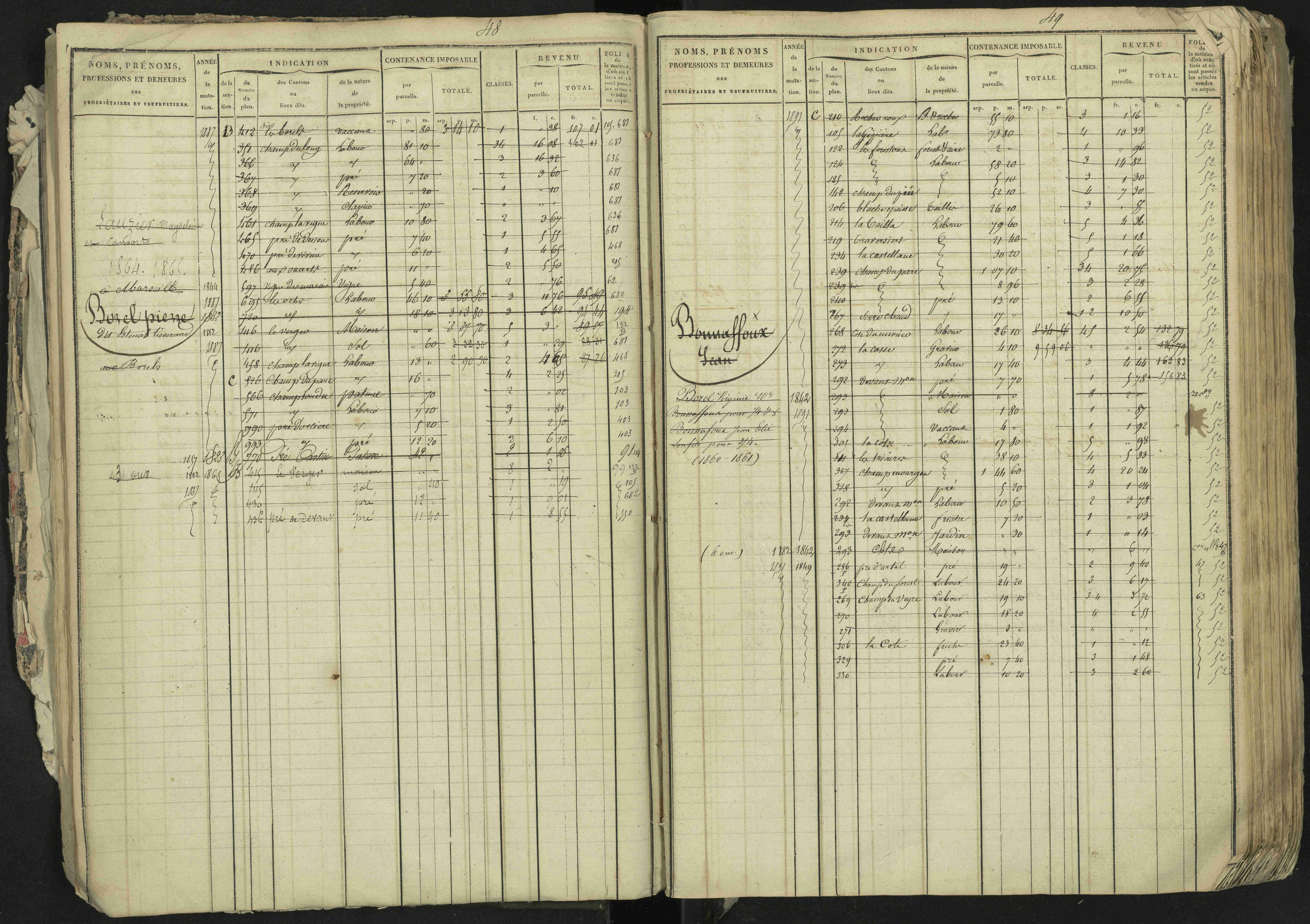 La Bâtie-Neuve - 3 P 237/1 - 3 P 237/1 - Matrice, folios 1-520. 