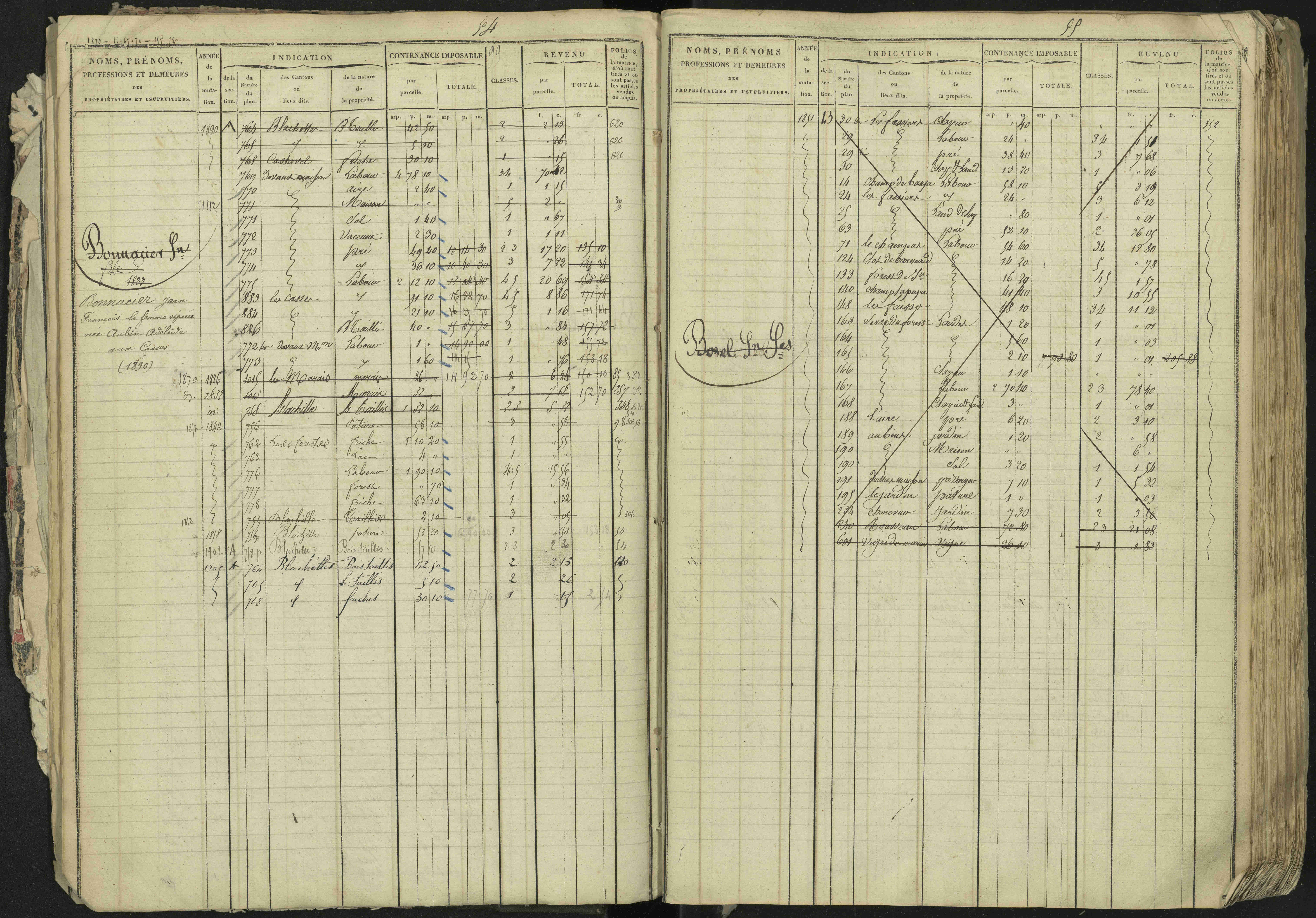 La Bâtie-Neuve - 3 P 237/1 - 3 P 237/1 - Matrice, folios 1-520. 