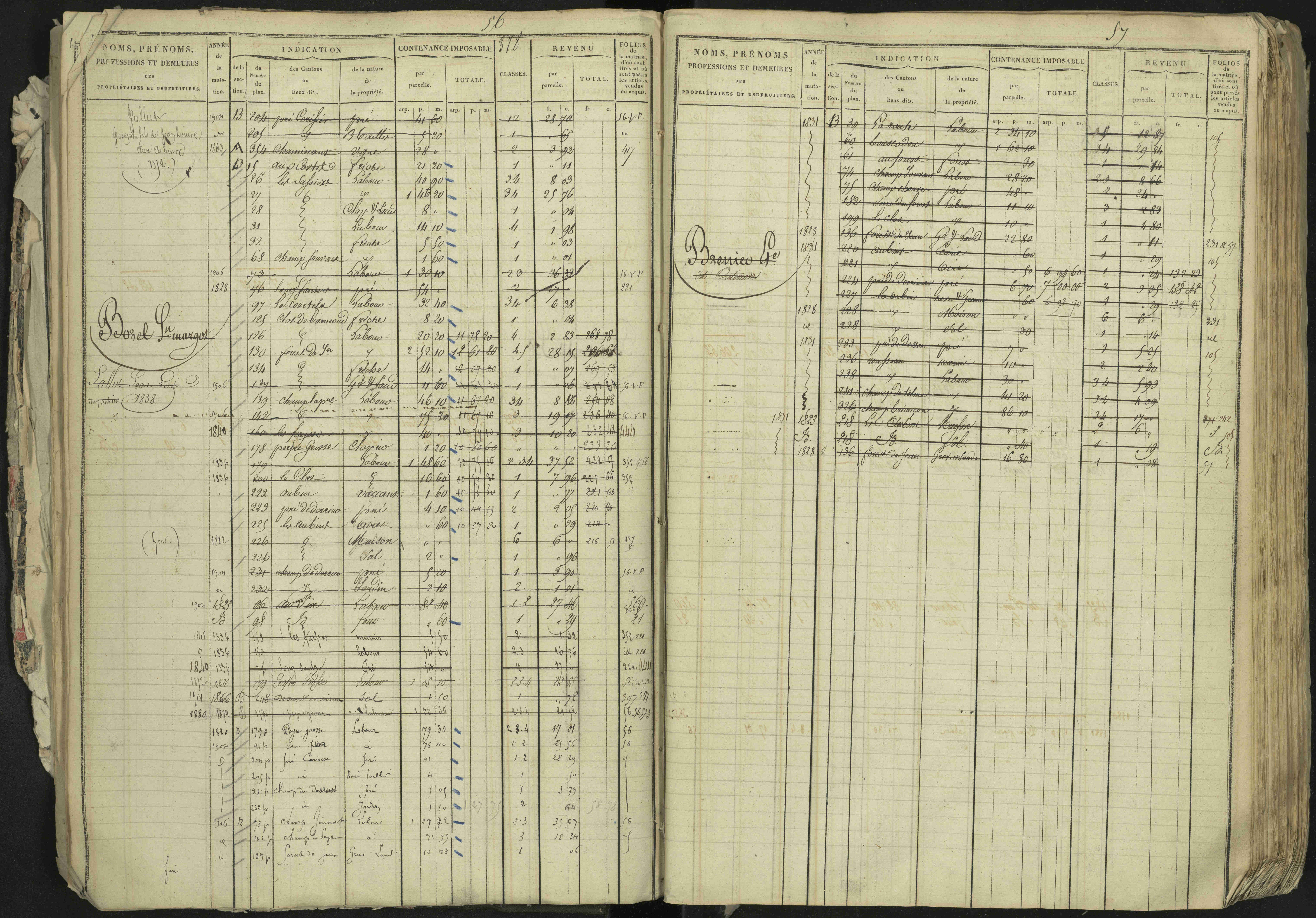 La Bâtie-Neuve - 3 P 237/1 - 3 P 237/1 - Matrice, folios 1-520. 