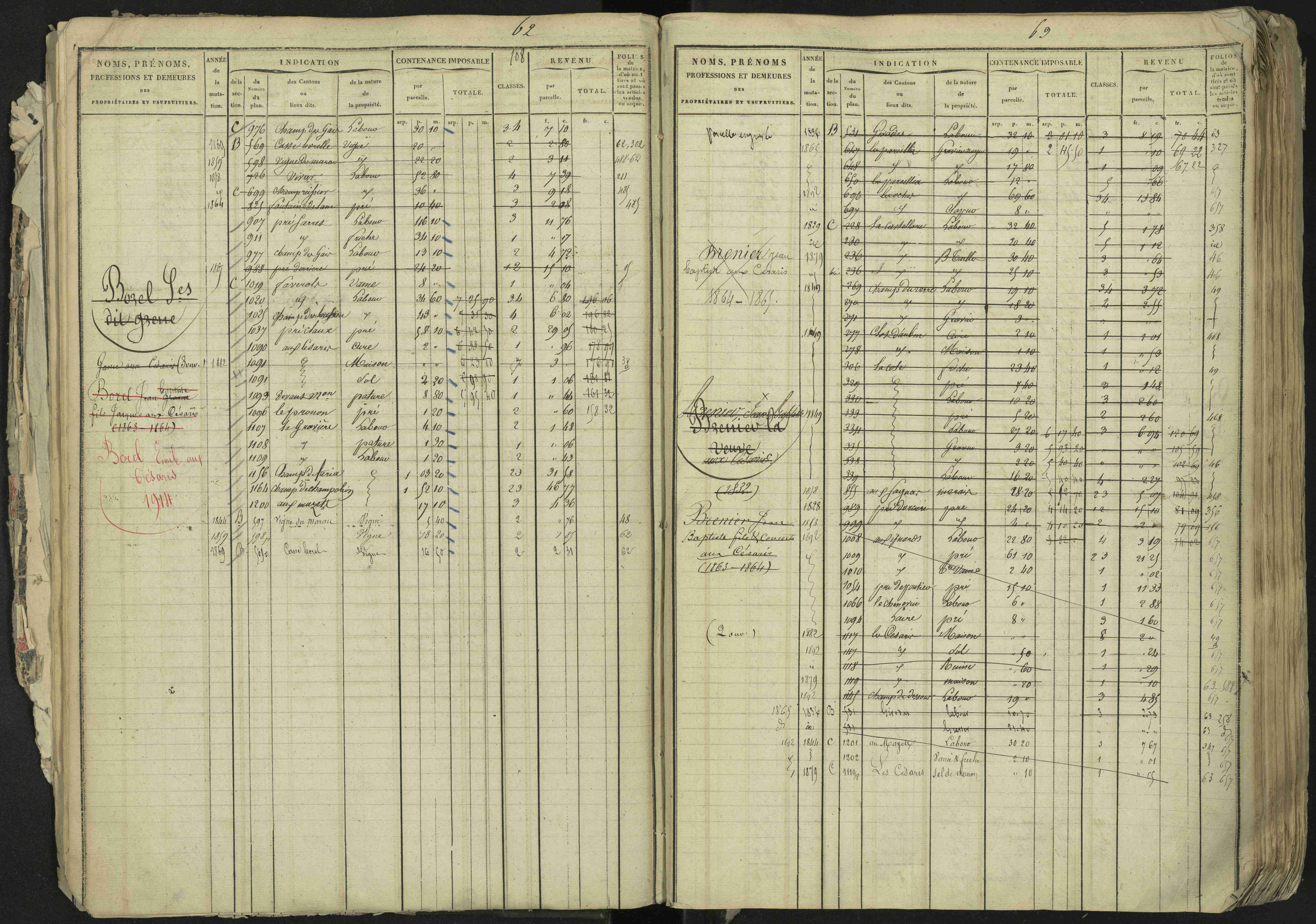 La Bâtie-Neuve - 3 P 237/1 - 3 P 237/1 - Matrice, folios 1-520. 