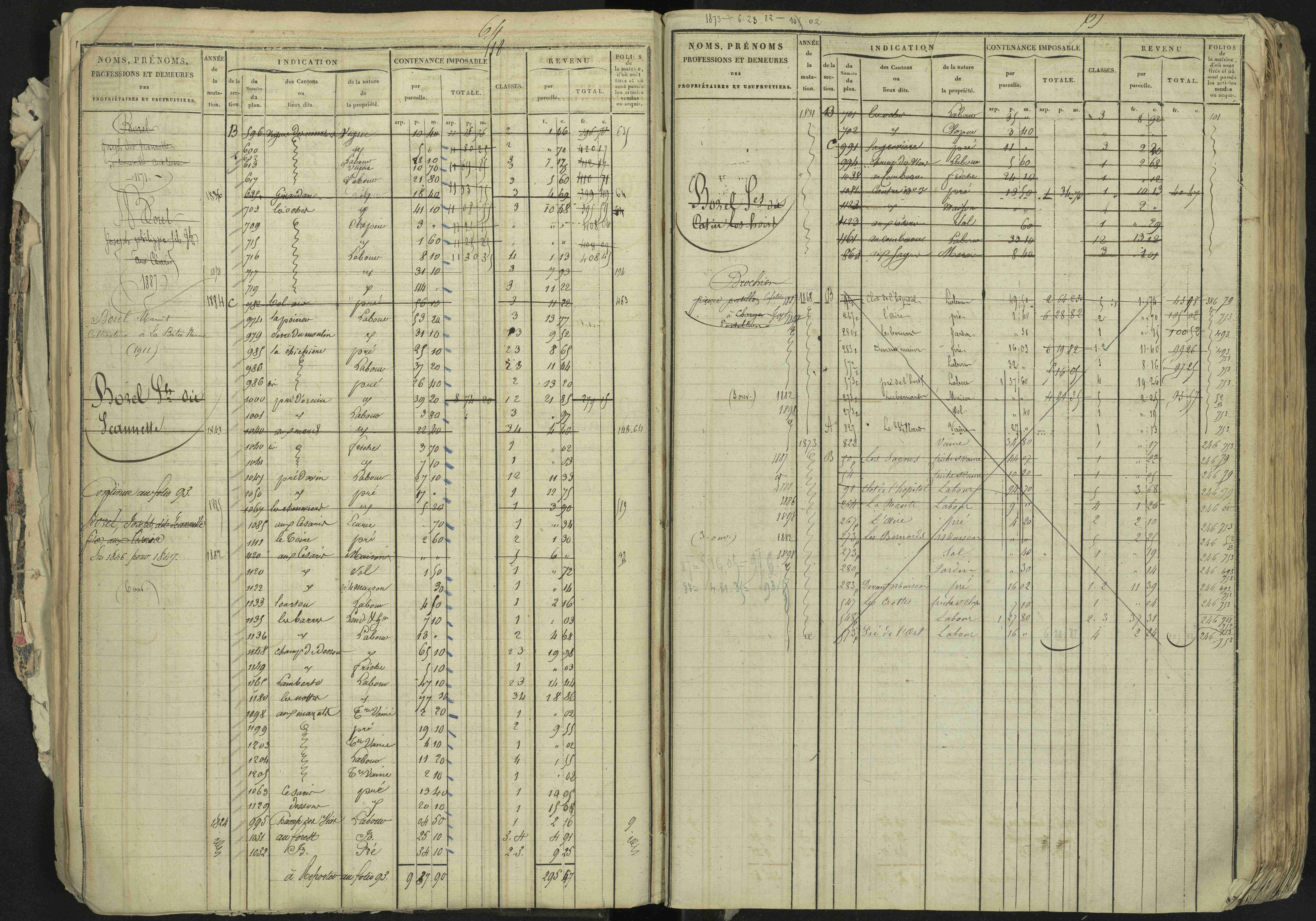 La Bâtie-Neuve - 3 P 237/1 - 3 P 237/1 - Matrice, folios 1-520. 