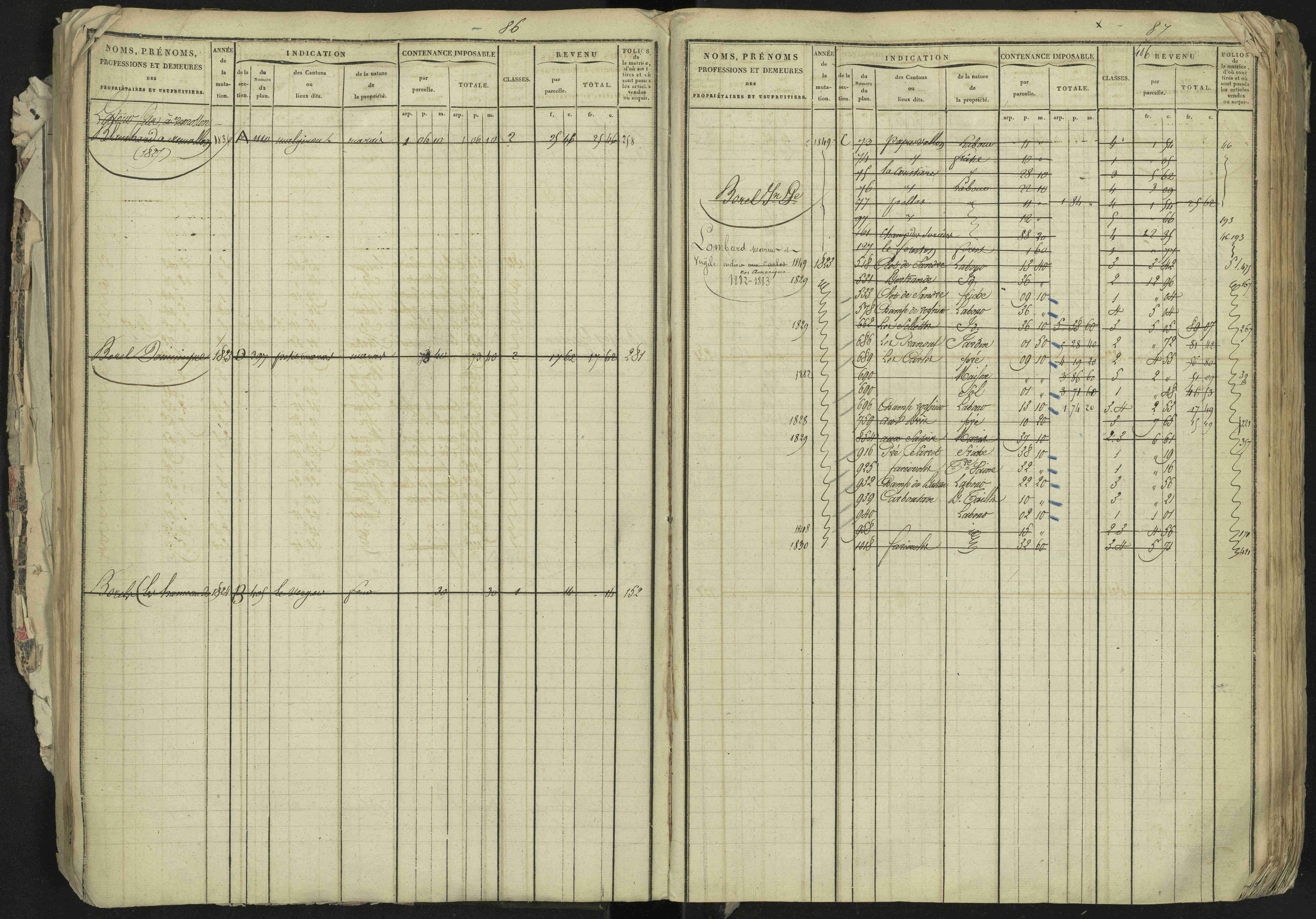 La Bâtie-Neuve - 3 P 237/1 - 3 P 237/1 - Matrice, folios 1-520. 
