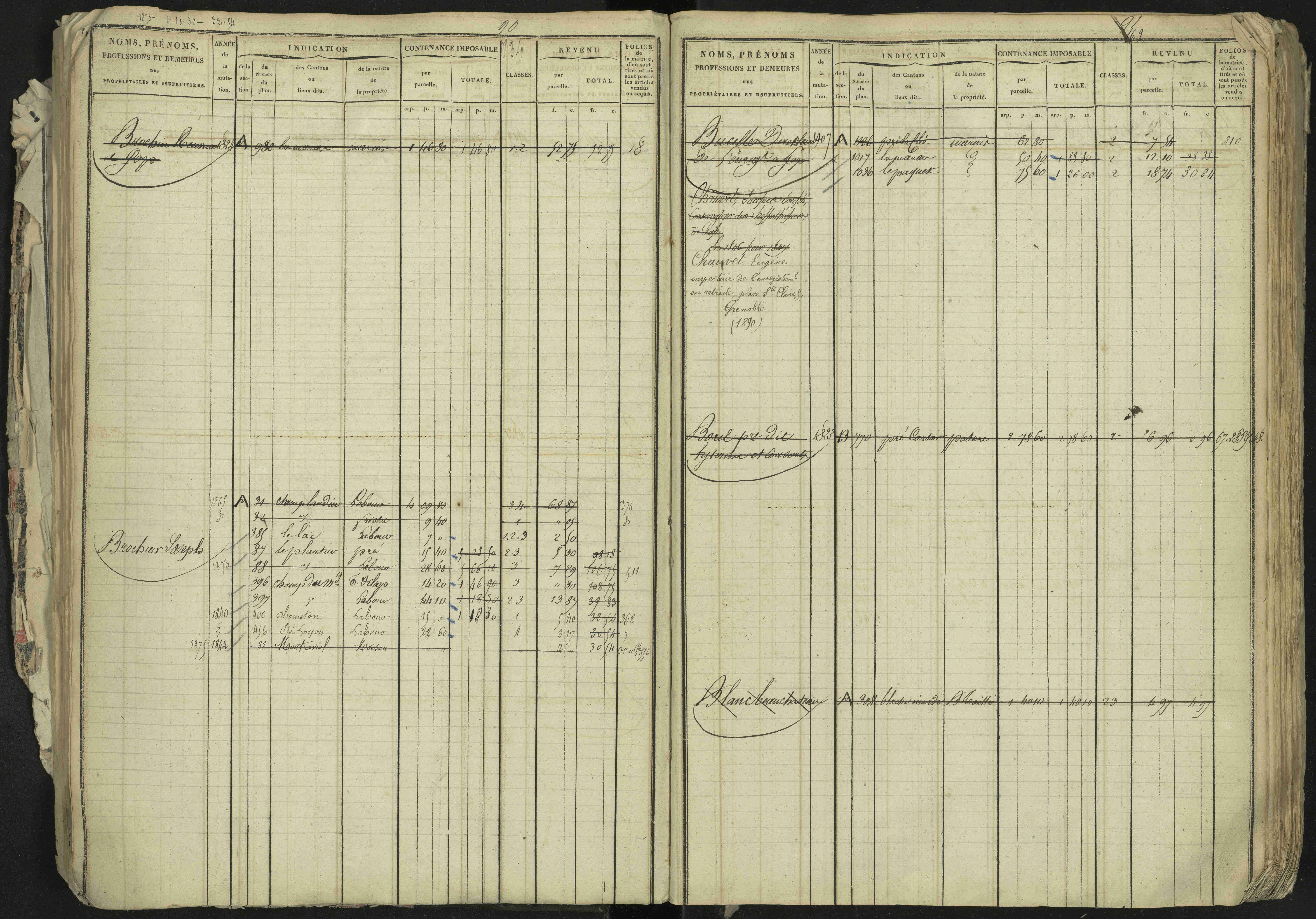 La Bâtie-Neuve - 3 P 237/1 - 3 P 237/1 - Matrice, folios 1-520. 