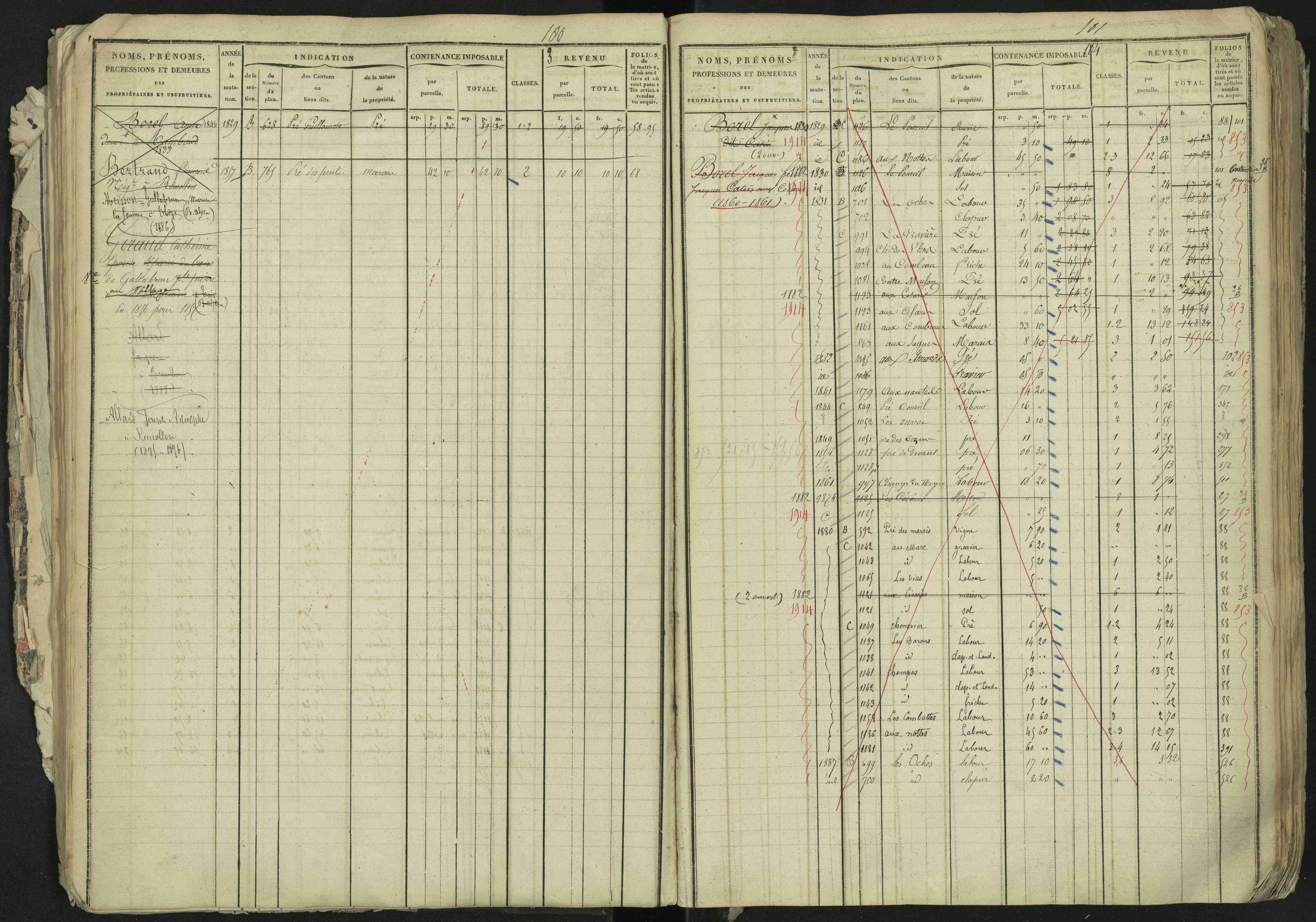 La Bâtie-Neuve - 3 P 237/1 - 3 P 237/1 - Matrice, folios 1-520. 
