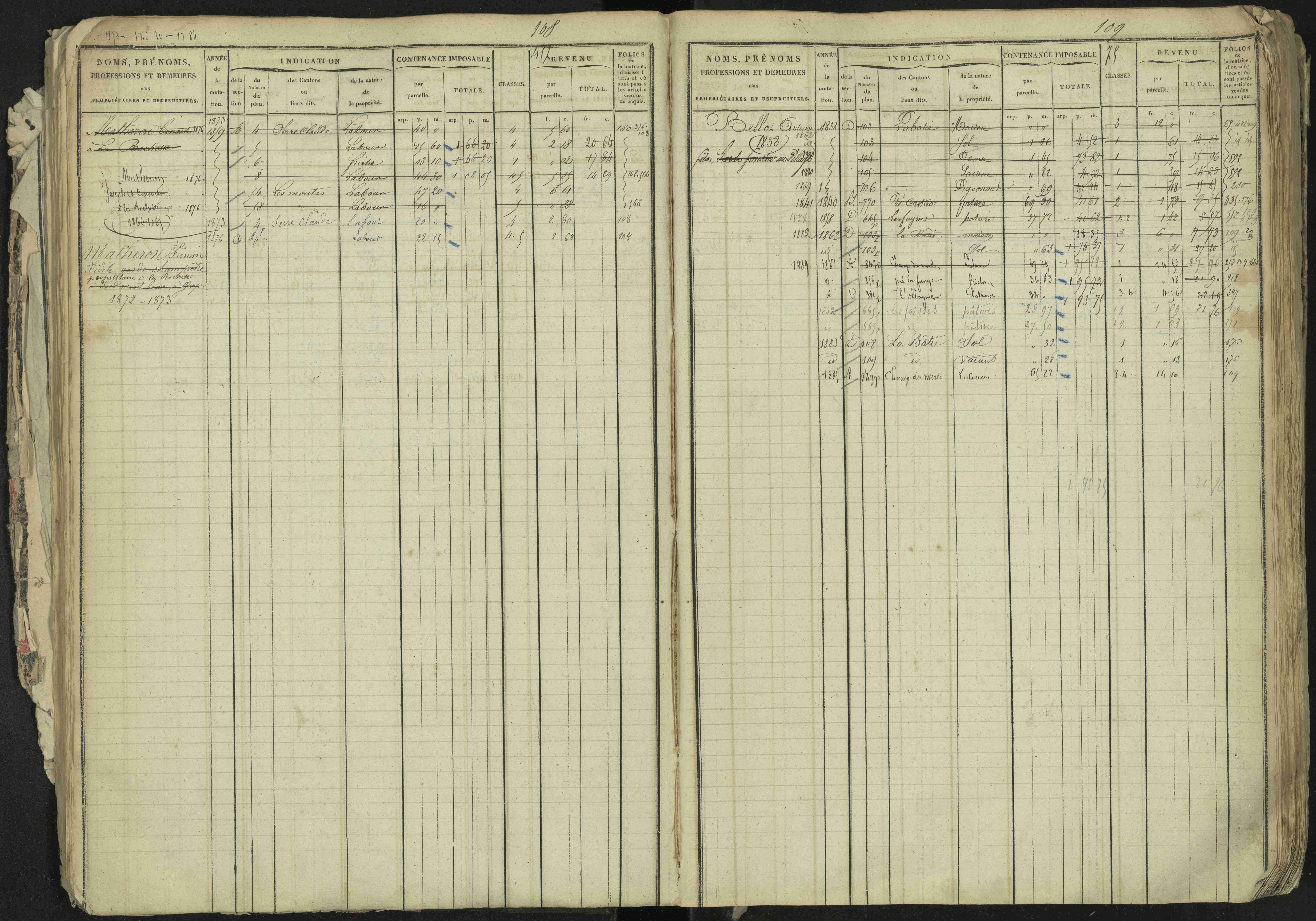 La Bâtie-Neuve - 3 P 237/1 - 3 P 237/1 - Matrice, folios 1-520. 