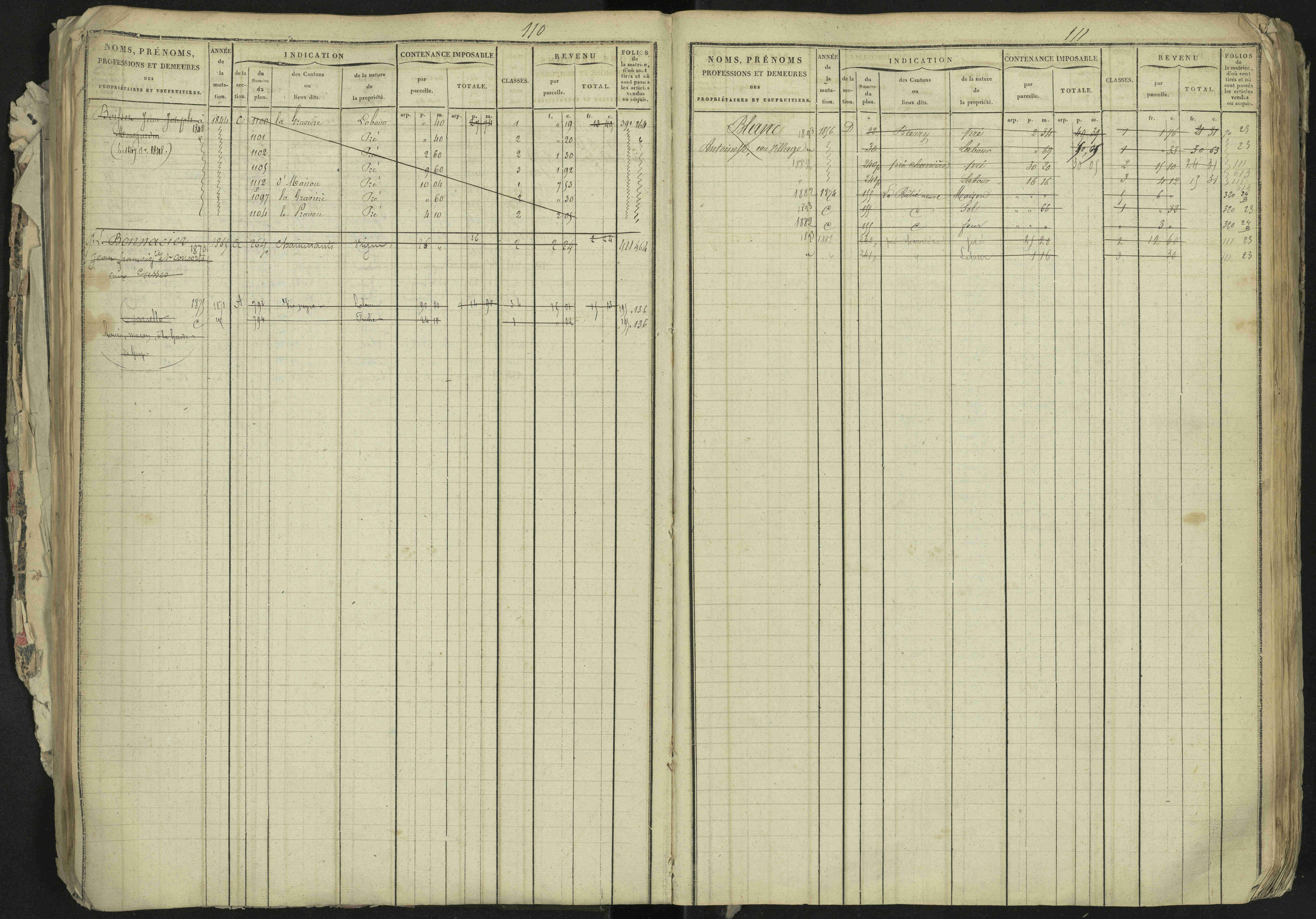 La Bâtie-Neuve - 3 P 237/1 - 3 P 237/1 - Matrice, folios 1-520. 