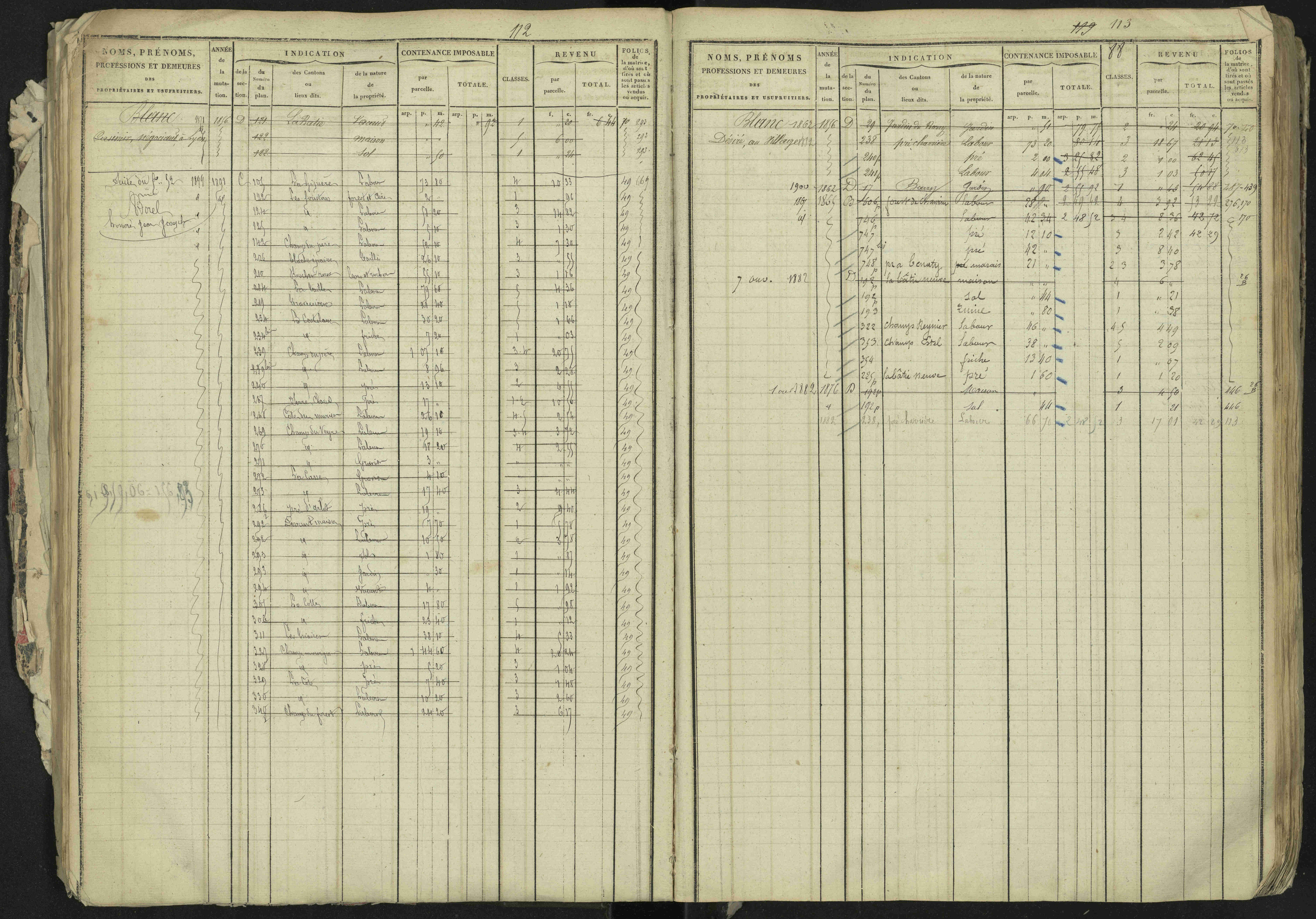 La Bâtie-Neuve - 3 P 237/1 - 3 P 237/1 - Matrice, folios 1-520. 