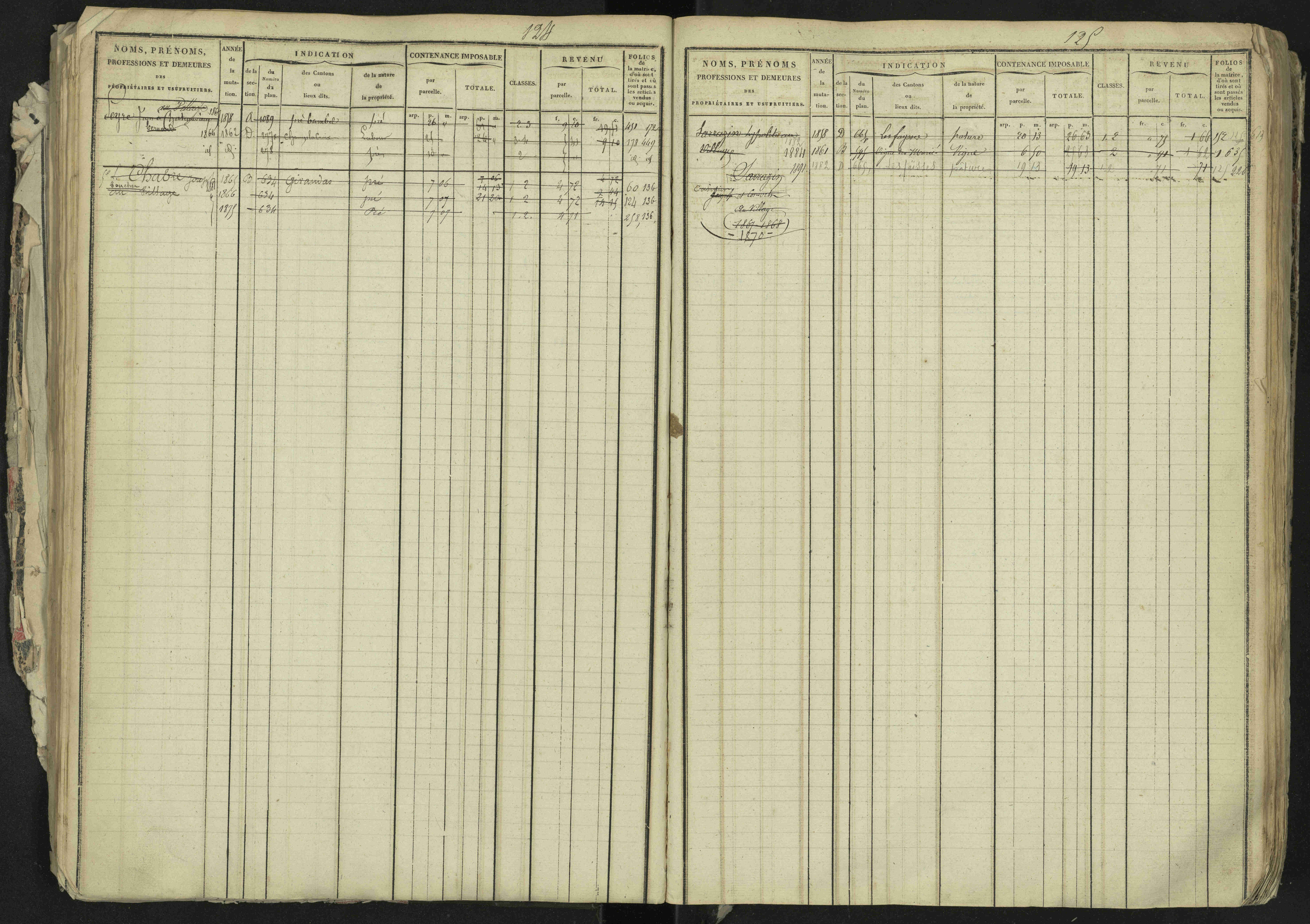 La Bâtie-Neuve - 3 P 237/1 - 3 P 237/1 - Matrice, folios 1-520. 