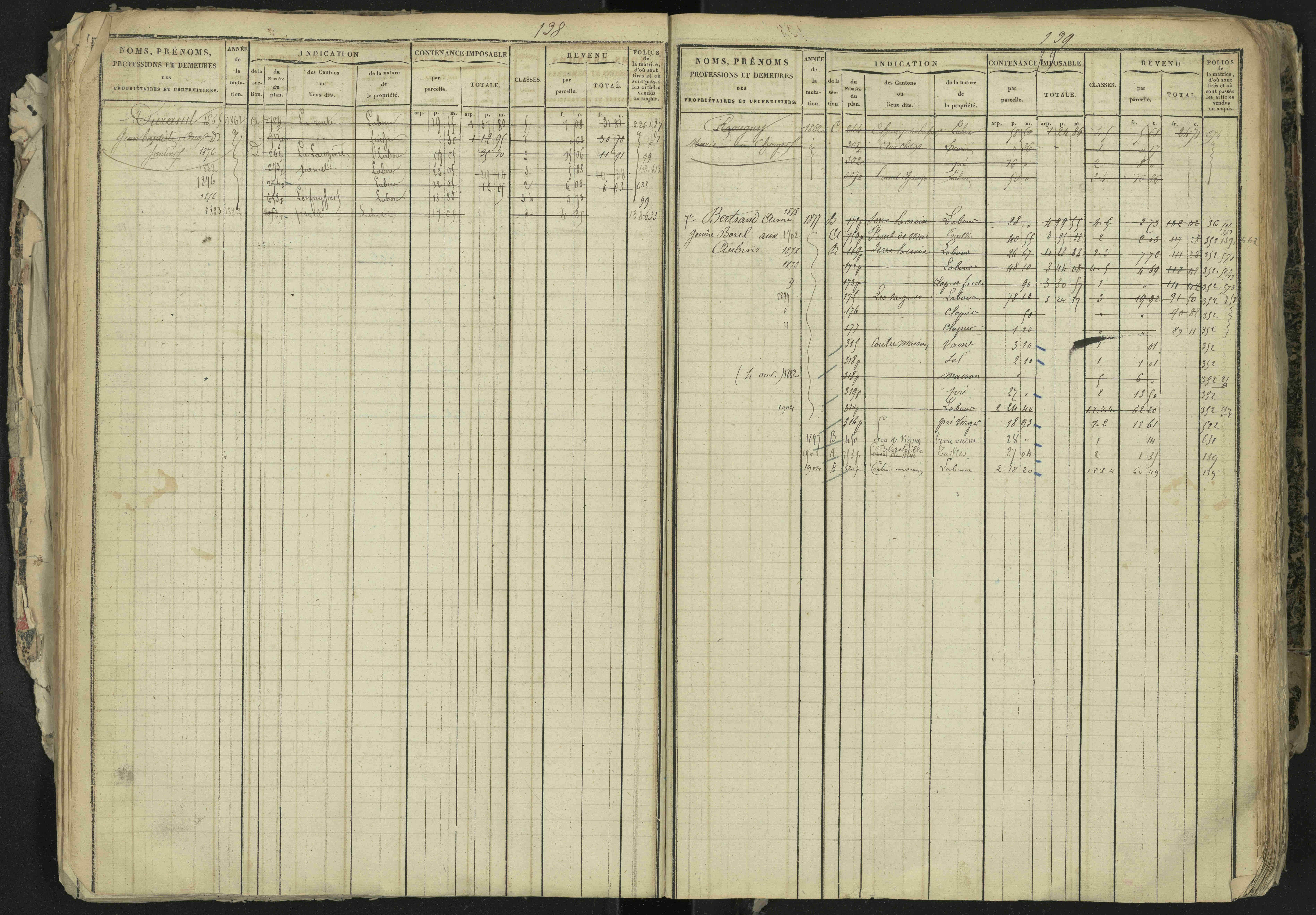 La Bâtie-Neuve - 3 P 237/1 - 3 P 237/1 - Matrice, folios 1-520. 