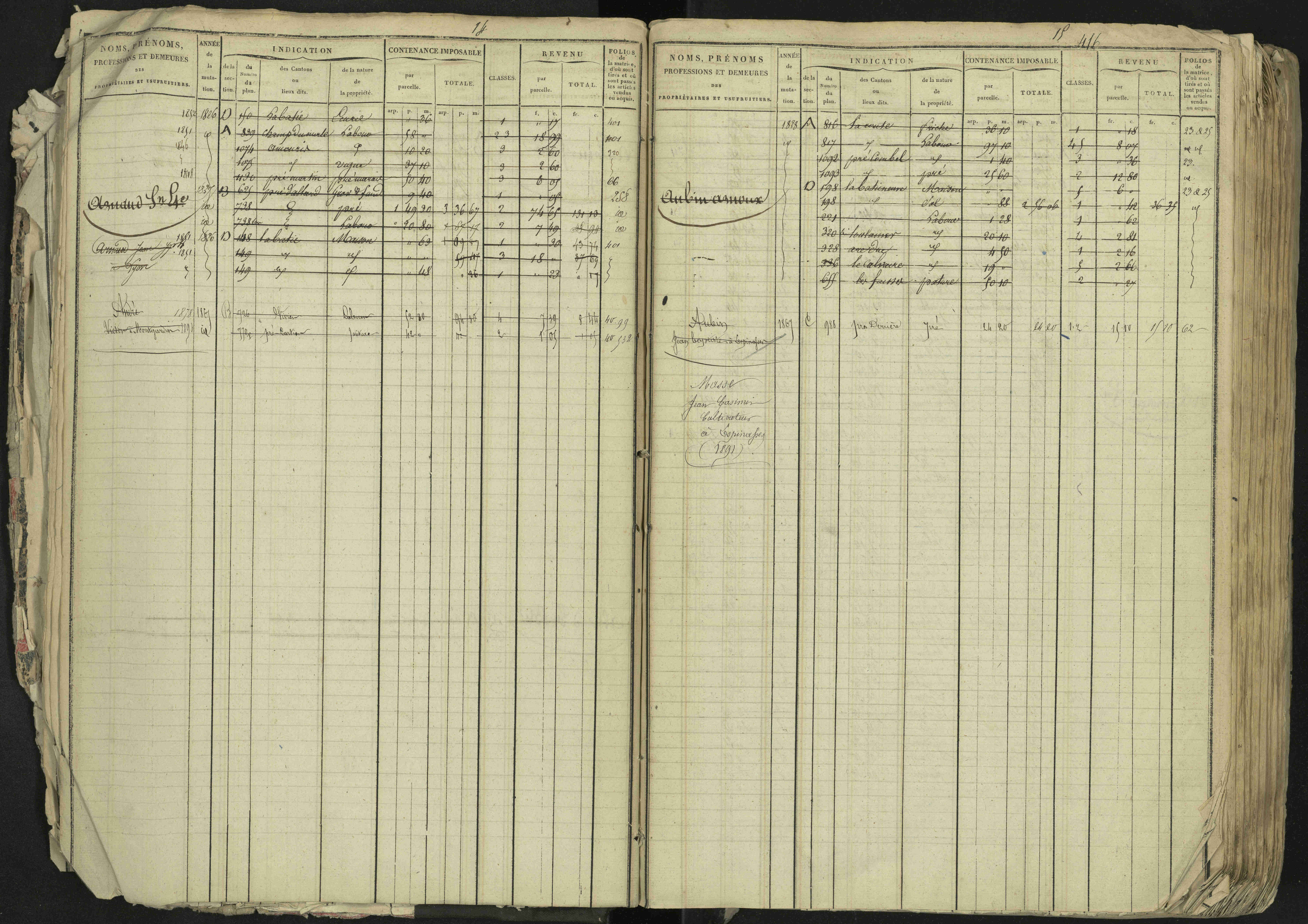 La Bâtie-Neuve - 3 P 237/1 - 3 P 237/1 - Matrice, folios 1-520. 