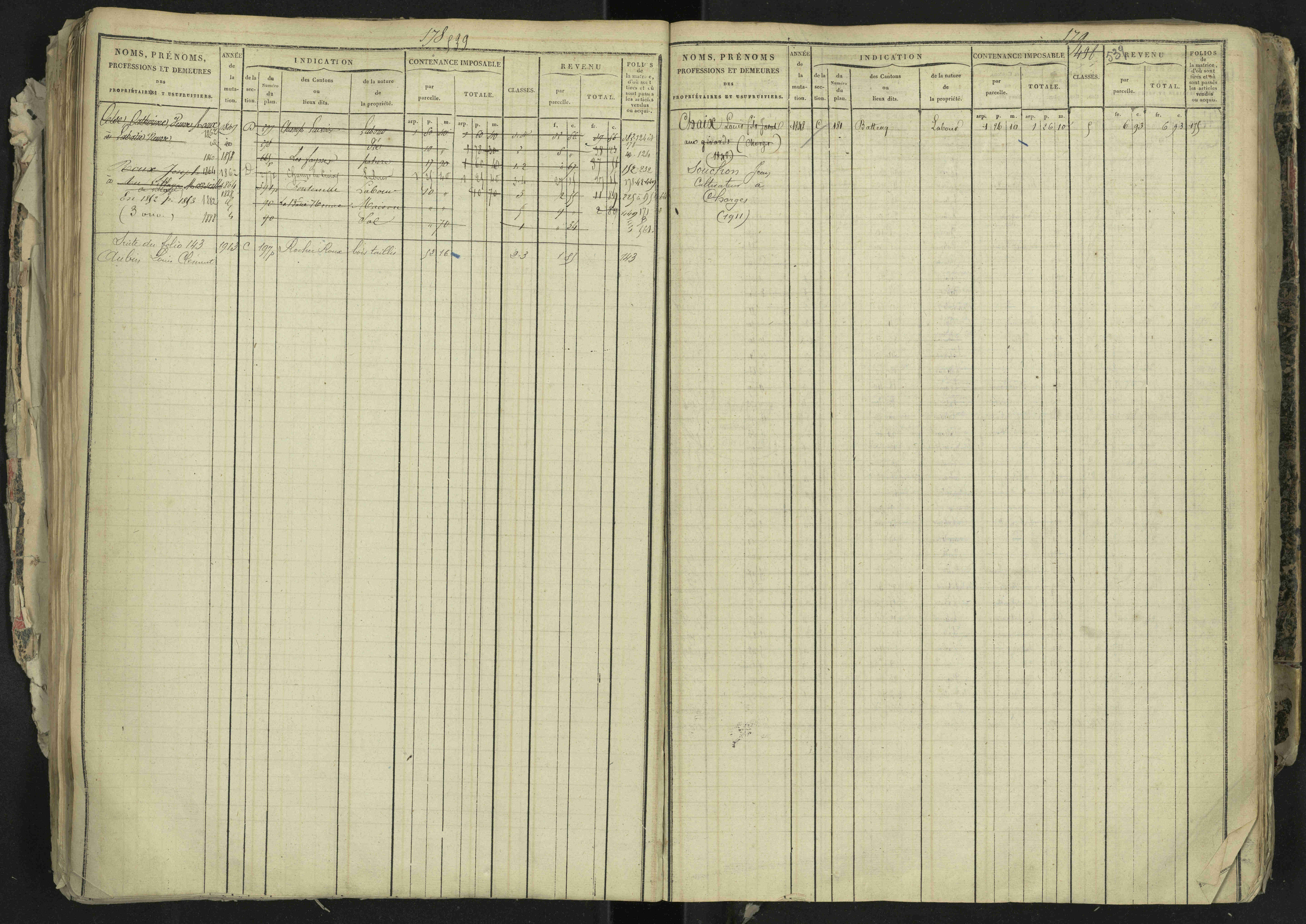 La Bâtie-Neuve - 3 P 237/1 - 3 P 237/1 - Matrice, folios 1-520. 
