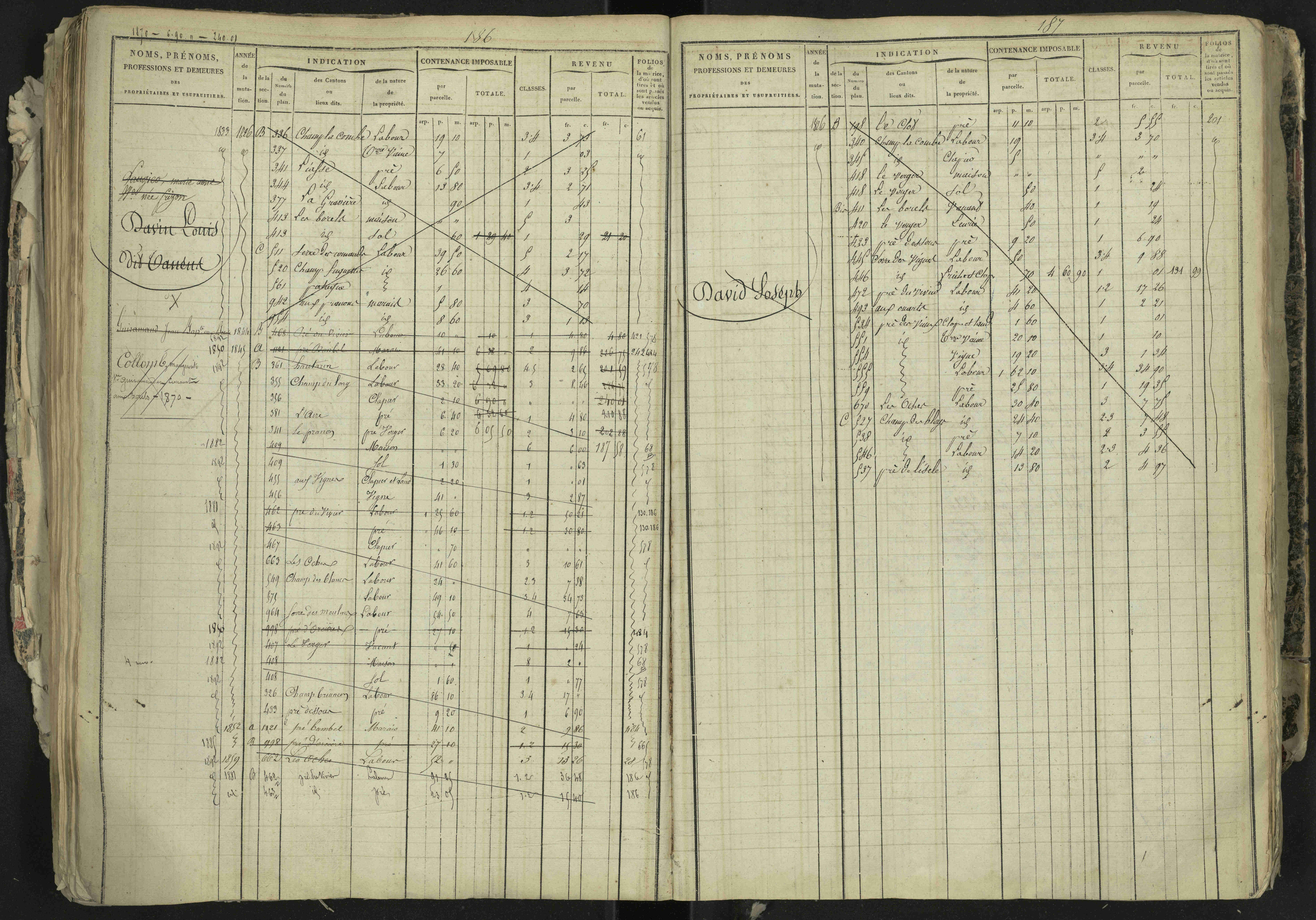 La Bâtie-Neuve - 3 P 237/1 - 3 P 237/1 - Matrice, folios 1-520. 