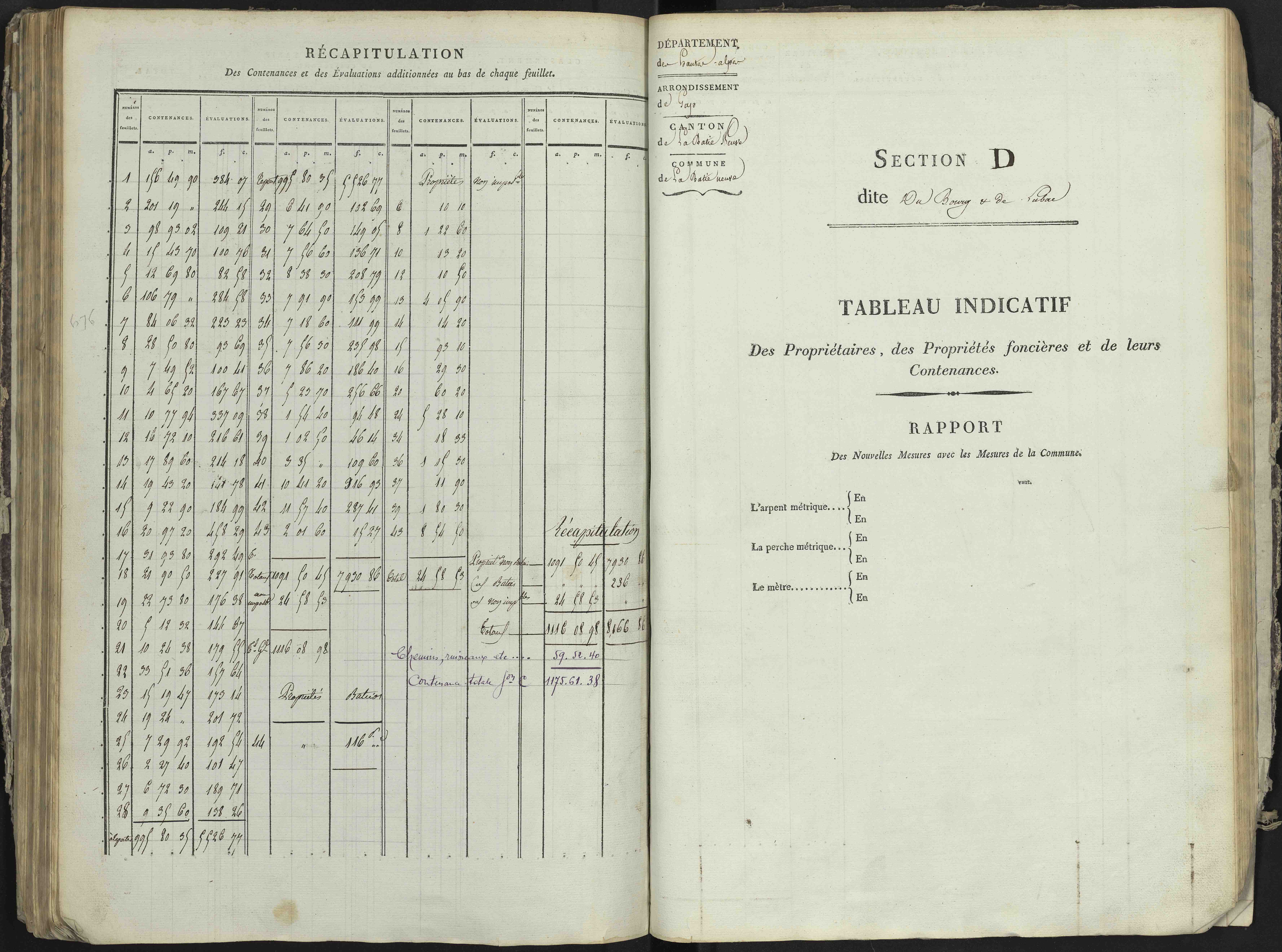 La Bâtie-Neuve - 3 P 236/4 - 3 P 236/4 - Section D 