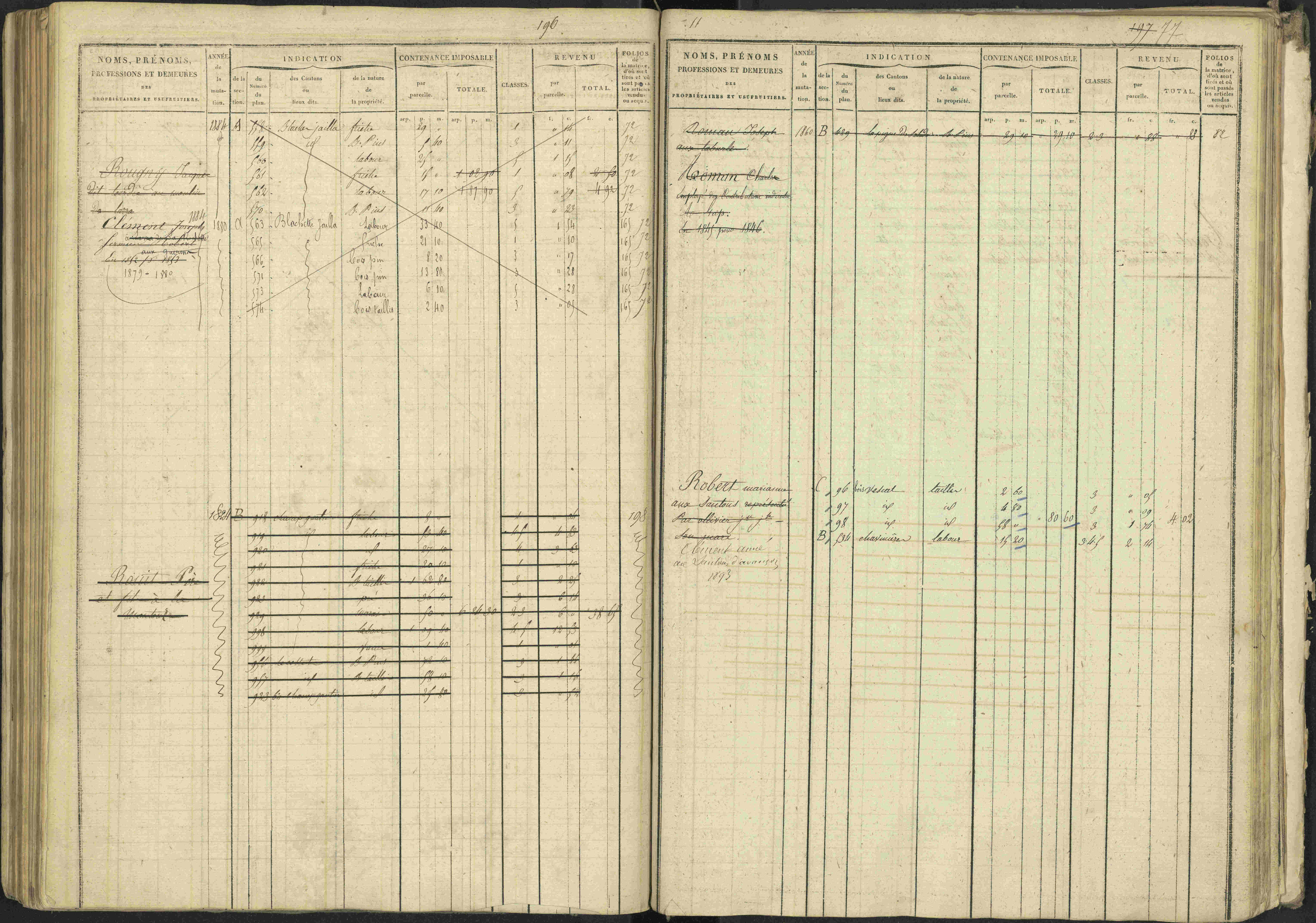 La Bâtie-Vieille - 3 P 245/1 - 3 P 245/1 - Matrice, folios 1-232.