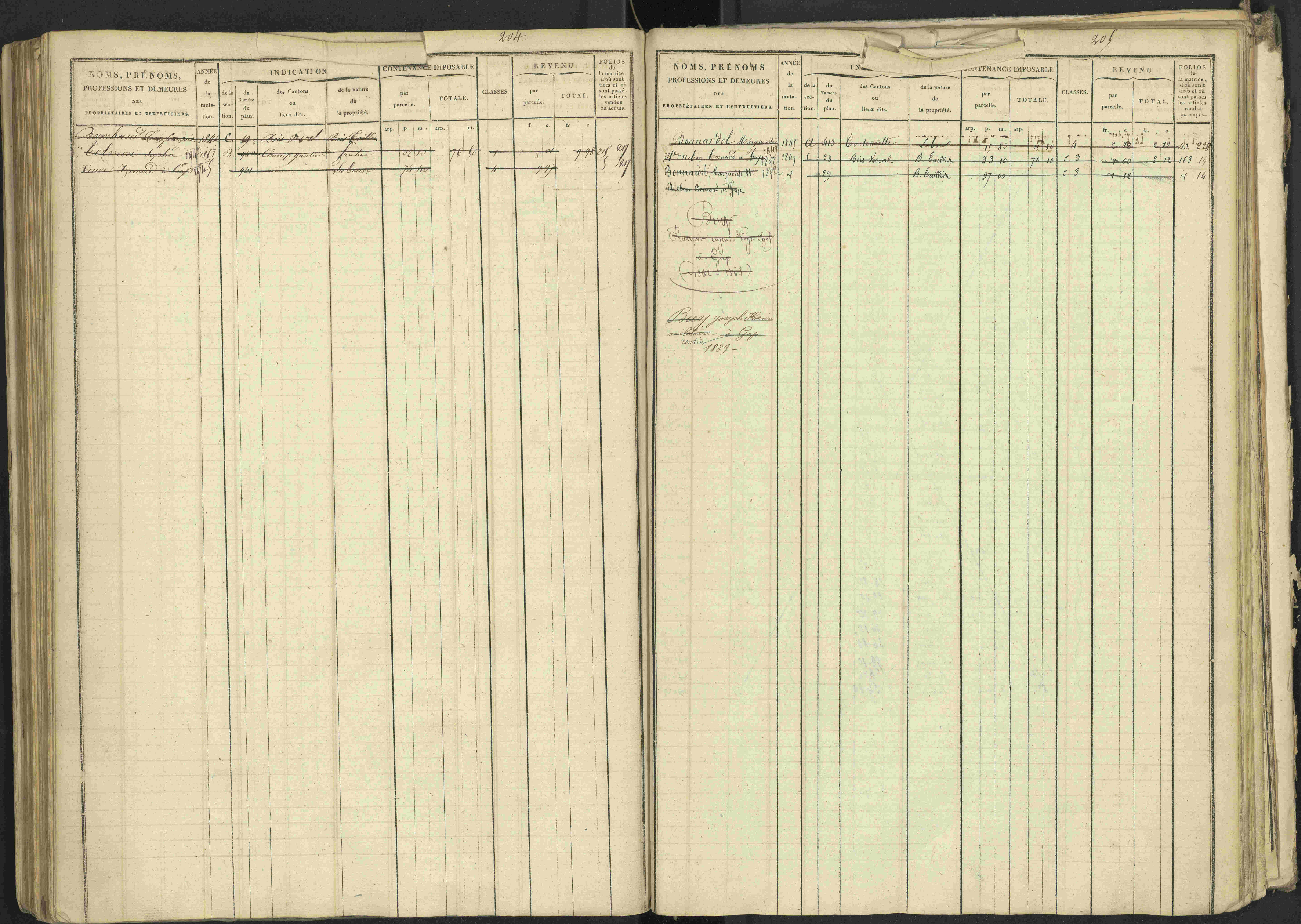 La Bâtie-Vieille - 3 P 245/1 - 3 P 245/1 - Matrice, folios 1-232.
