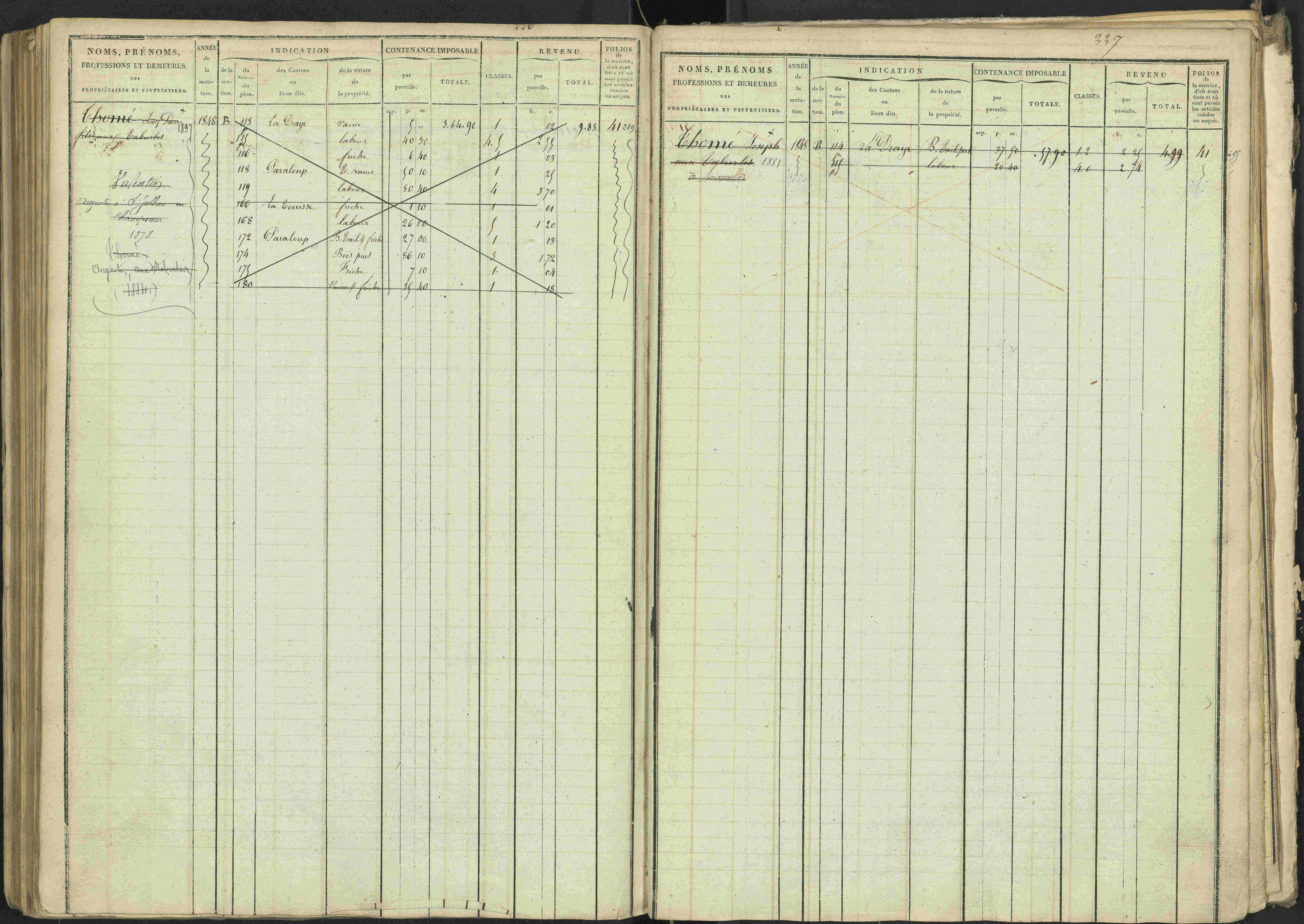 La Bâtie-Vieille - 3 P 245/1 - 3 P 245/1 - Matrice, folios 1-232.
