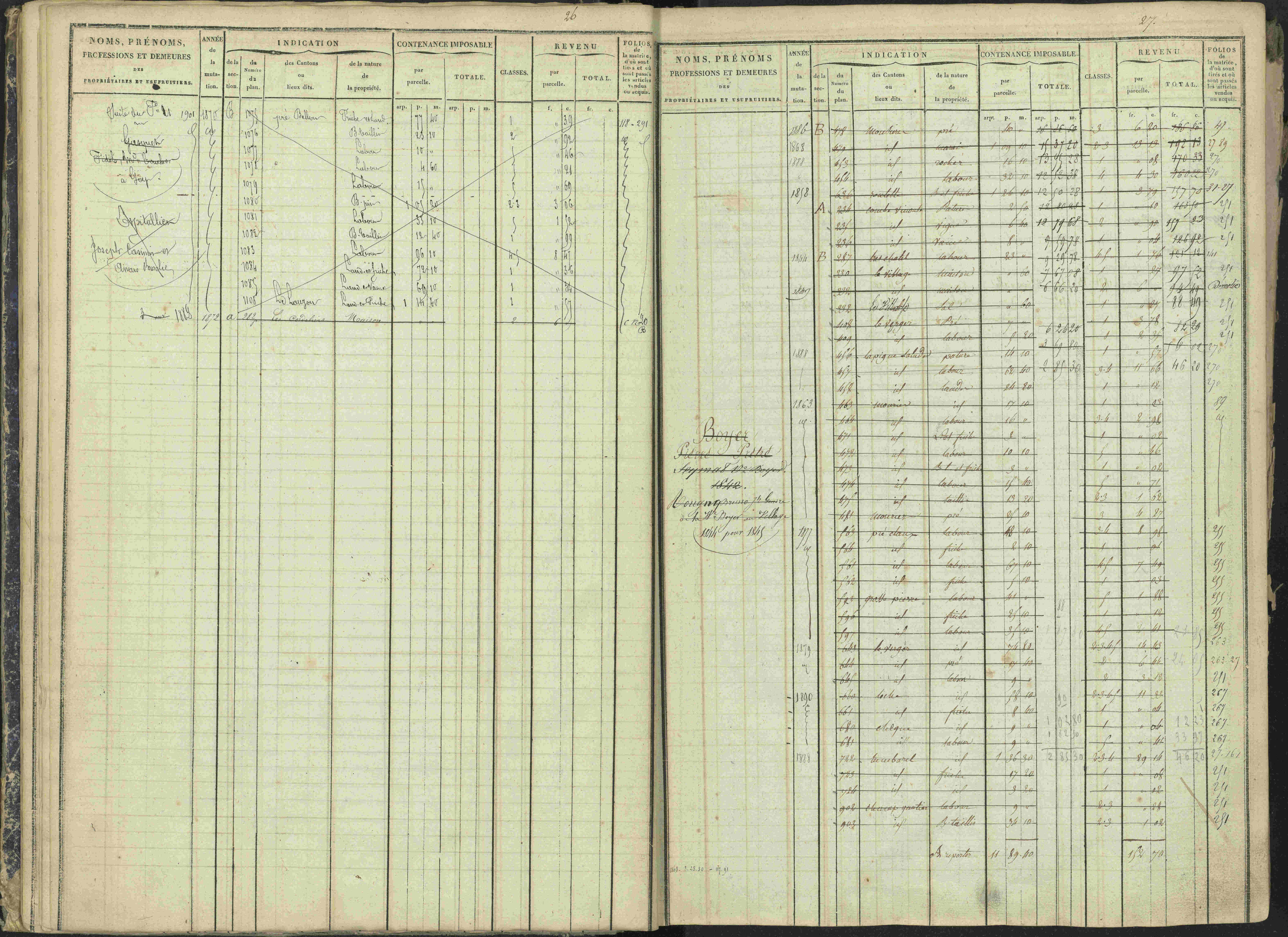 La Bâtie-Vieille - 3 P 245/1 - 3 P 245/1 - Matrice, folios 1-232.
