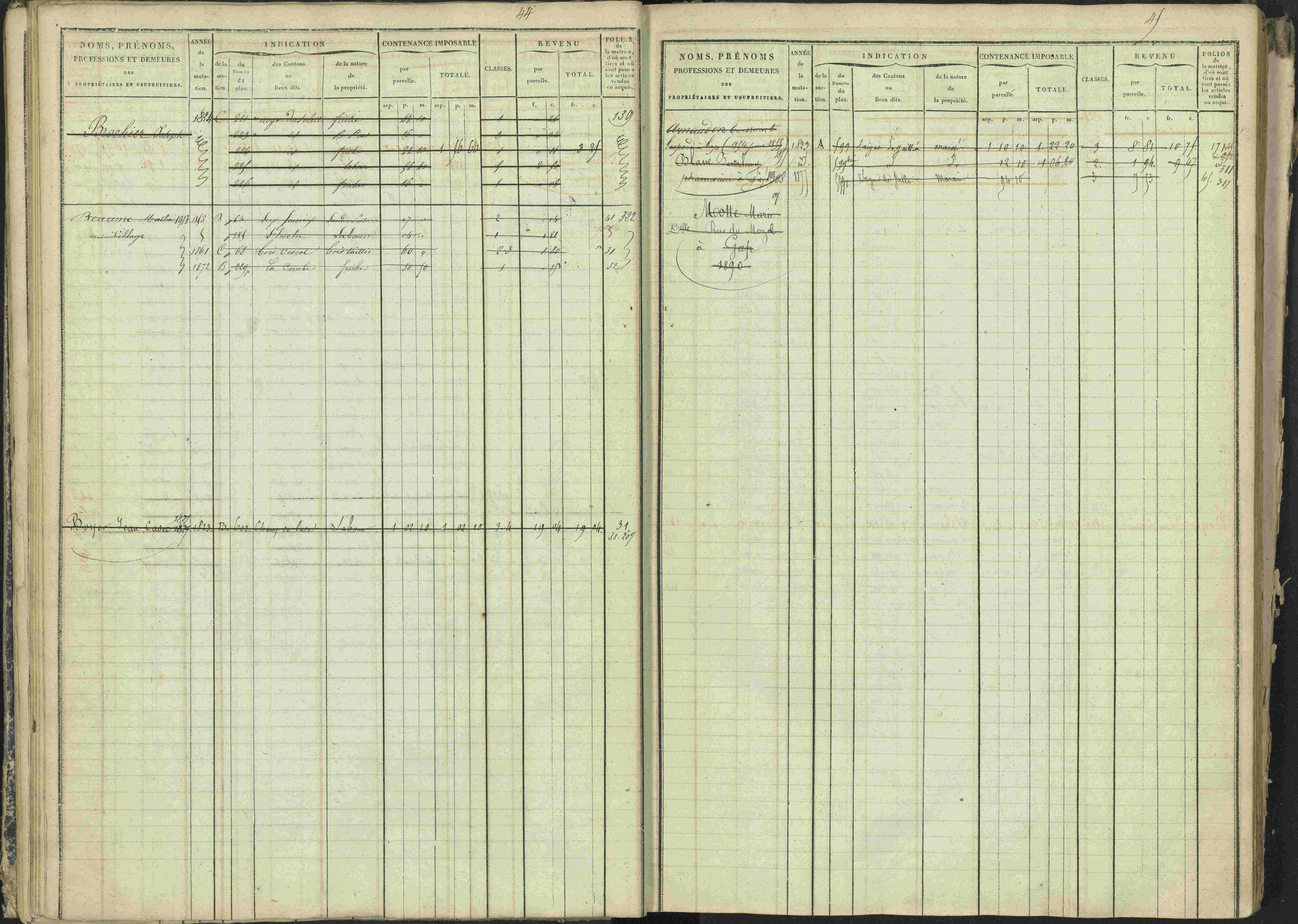 La Bâtie-Vieille - 3 P 245/1 - 3 P 245/1 - Matrice, folios 1-232.