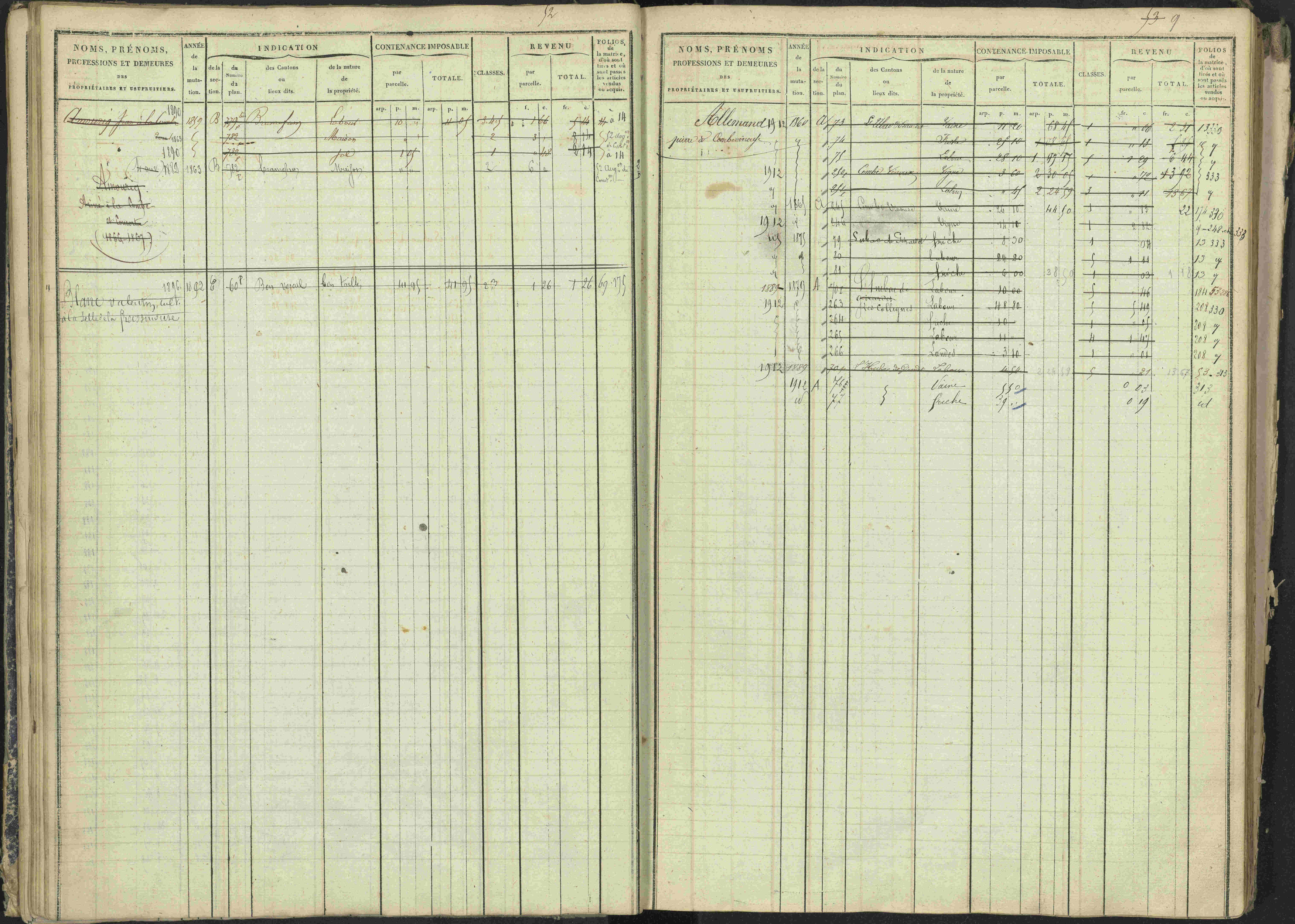 La Bâtie-Vieille - 3 P 245/1 - 3 P 245/1 - Matrice, folios 1-232.