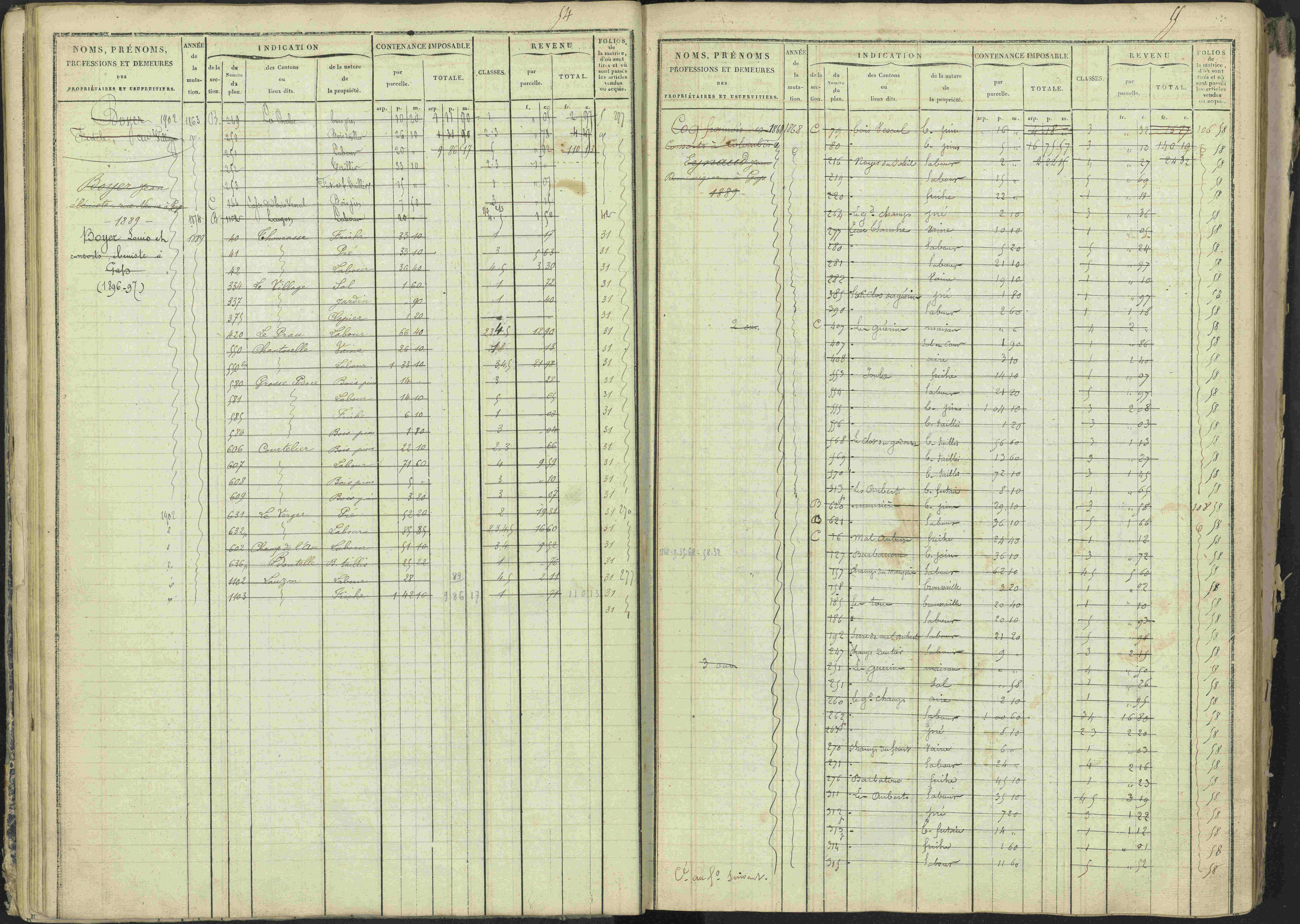 La Bâtie-Vieille - 3 P 245/1 - 3 P 245/1 - Matrice, folios 1-232.