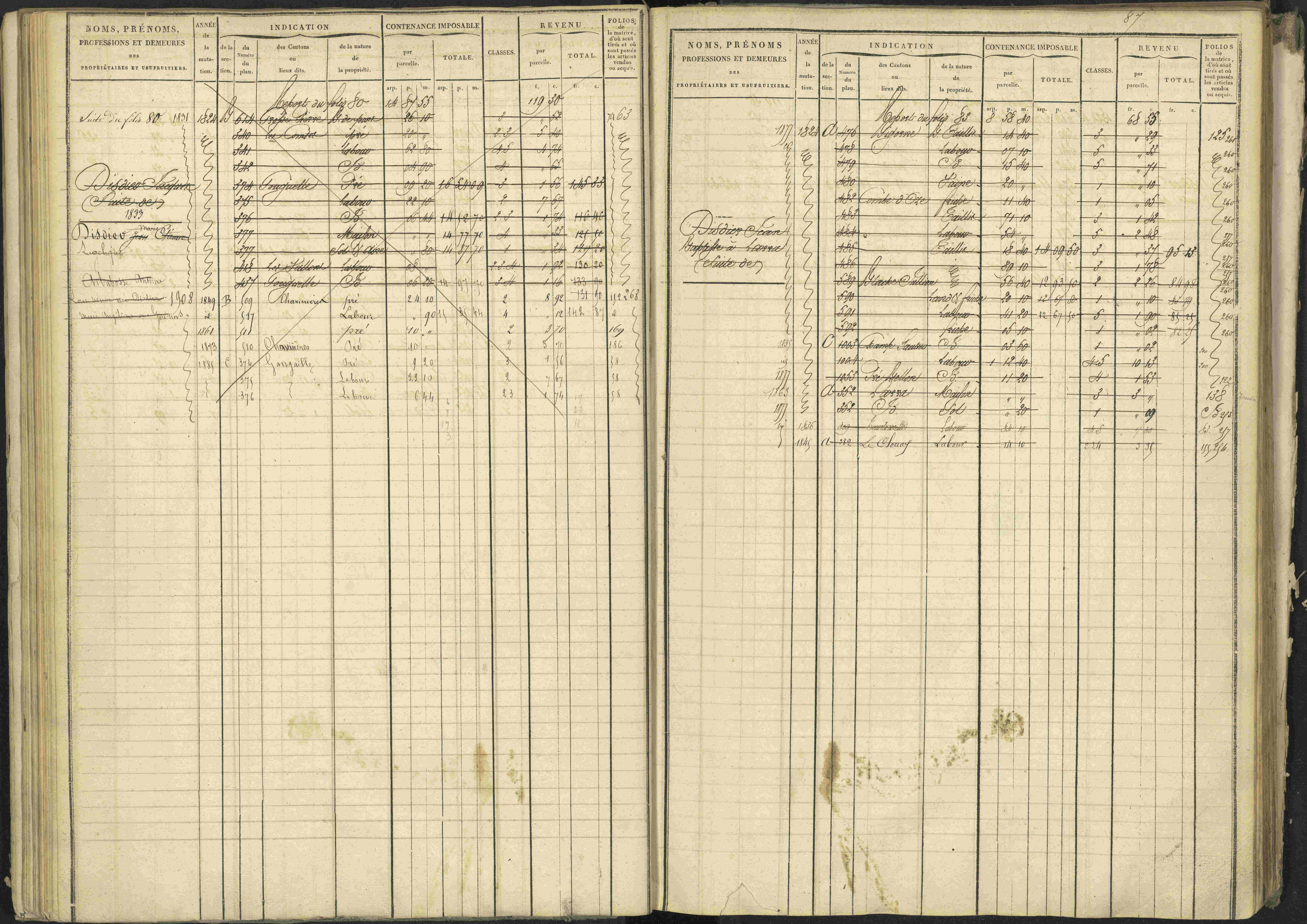La Bâtie-Vieille - 3 P 245/1 - 3 P 245/1 - Matrice, folios 1-232.