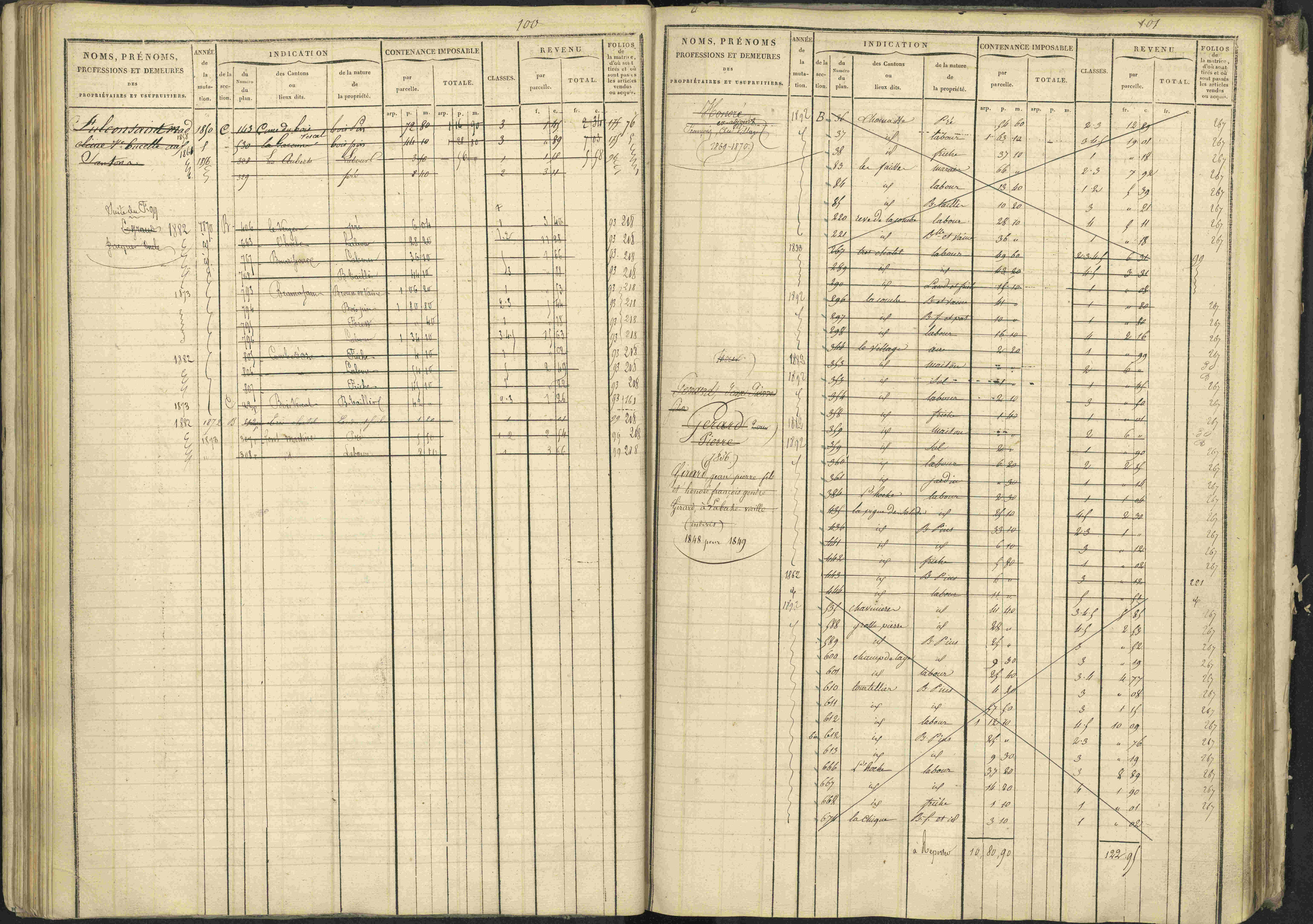 La Bâtie-Vieille - 3 P 245/1 - 3 P 245/1 - Matrice, folios 1-232.