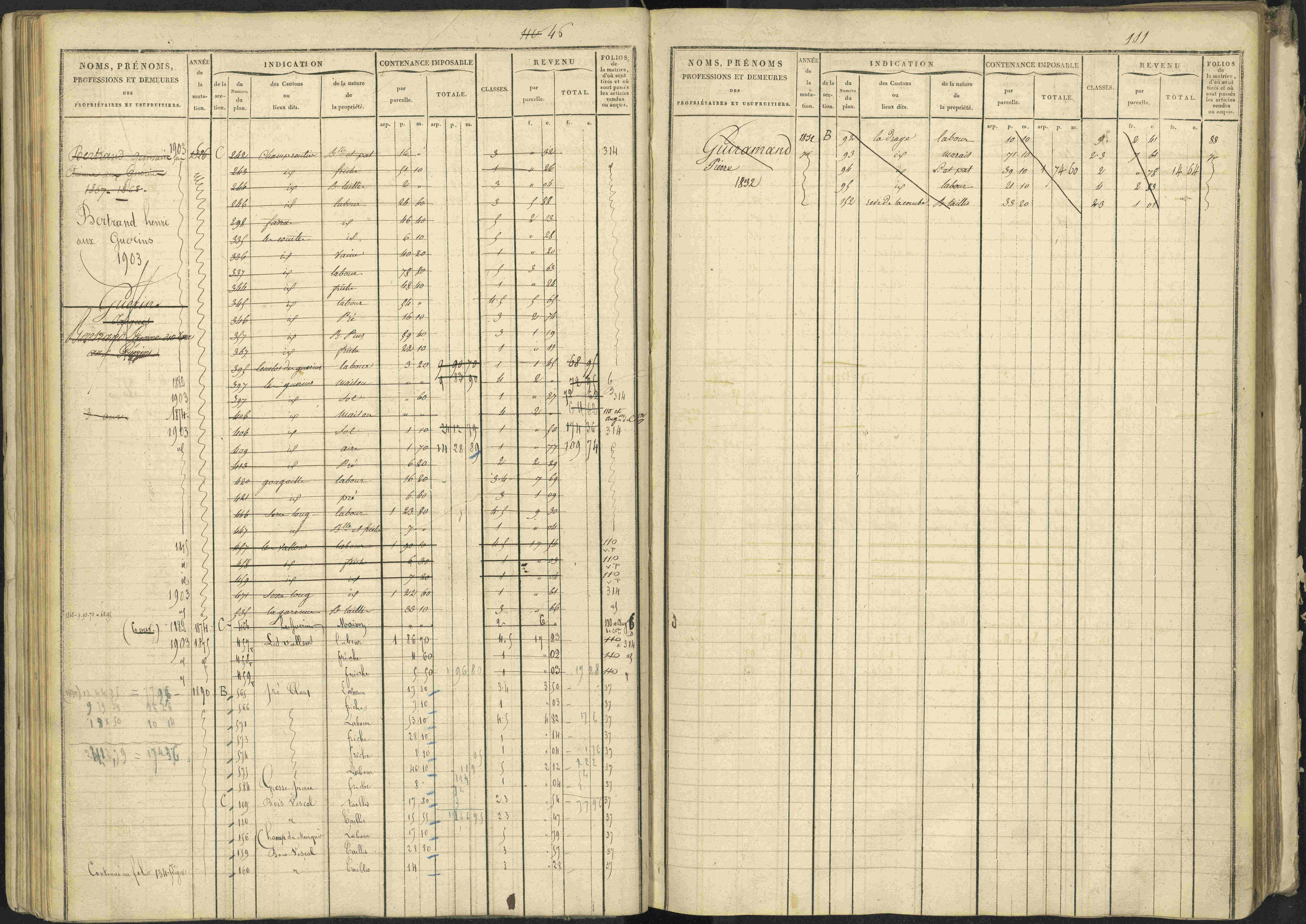 La Bâtie-Vieille - 3 P 245/1 - 3 P 245/1 - Matrice, folios 1-232.