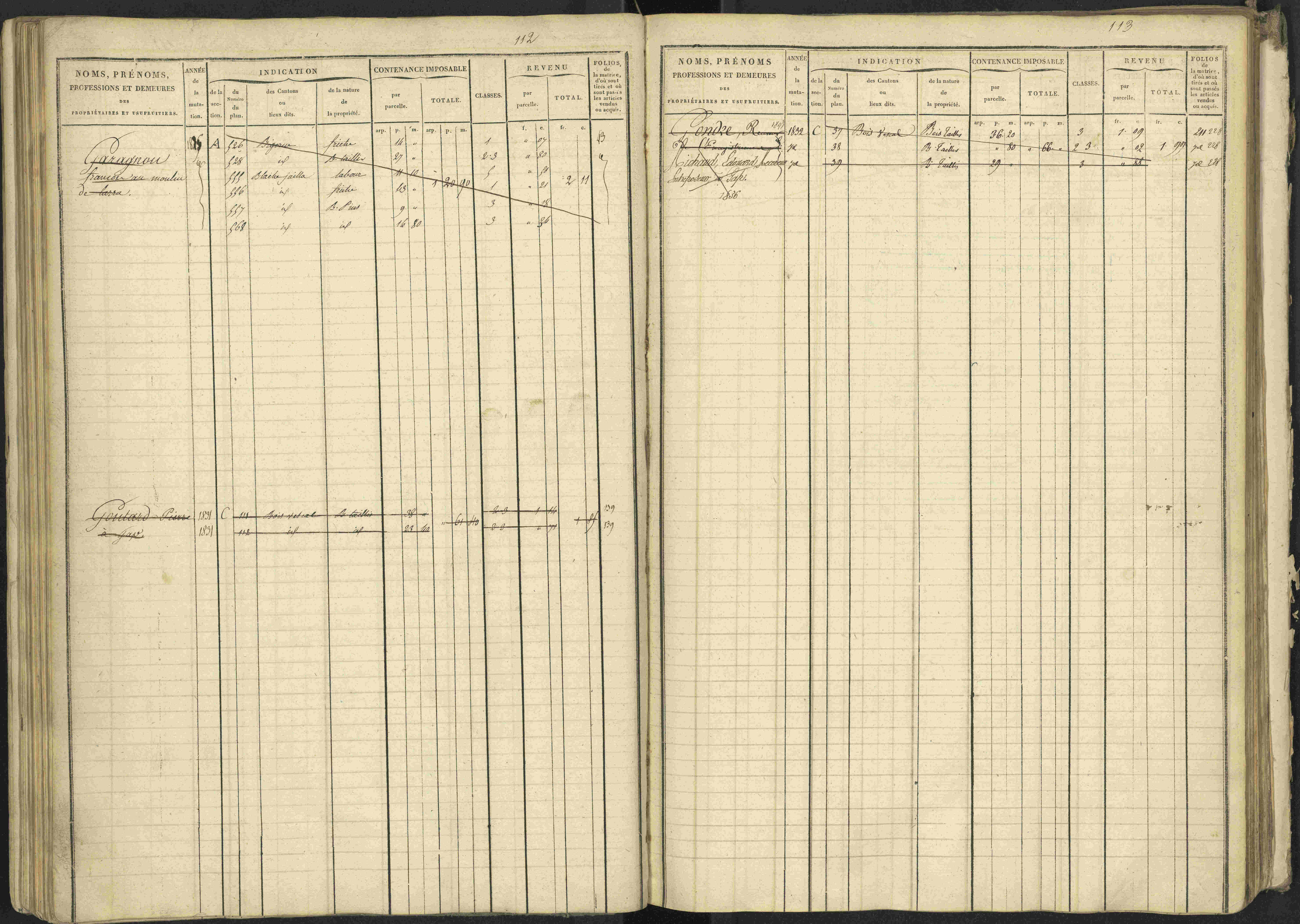 La Bâtie-Vieille - 3 P 245/1 - 3 P 245/1 - Matrice, folios 1-232.