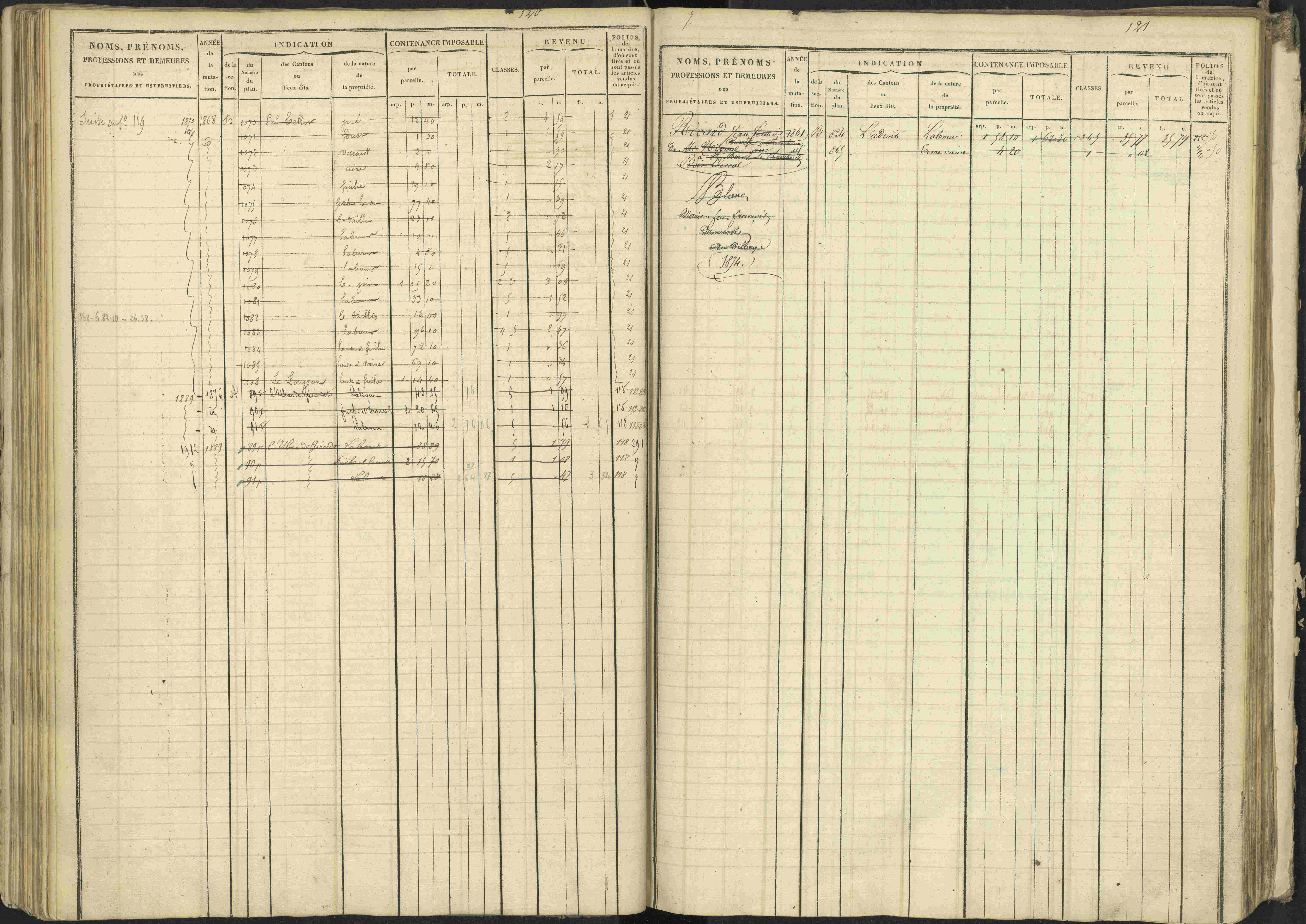 La Bâtie-Vieille - 3 P 245/1 - 3 P 245/1 - Matrice, folios 1-232.