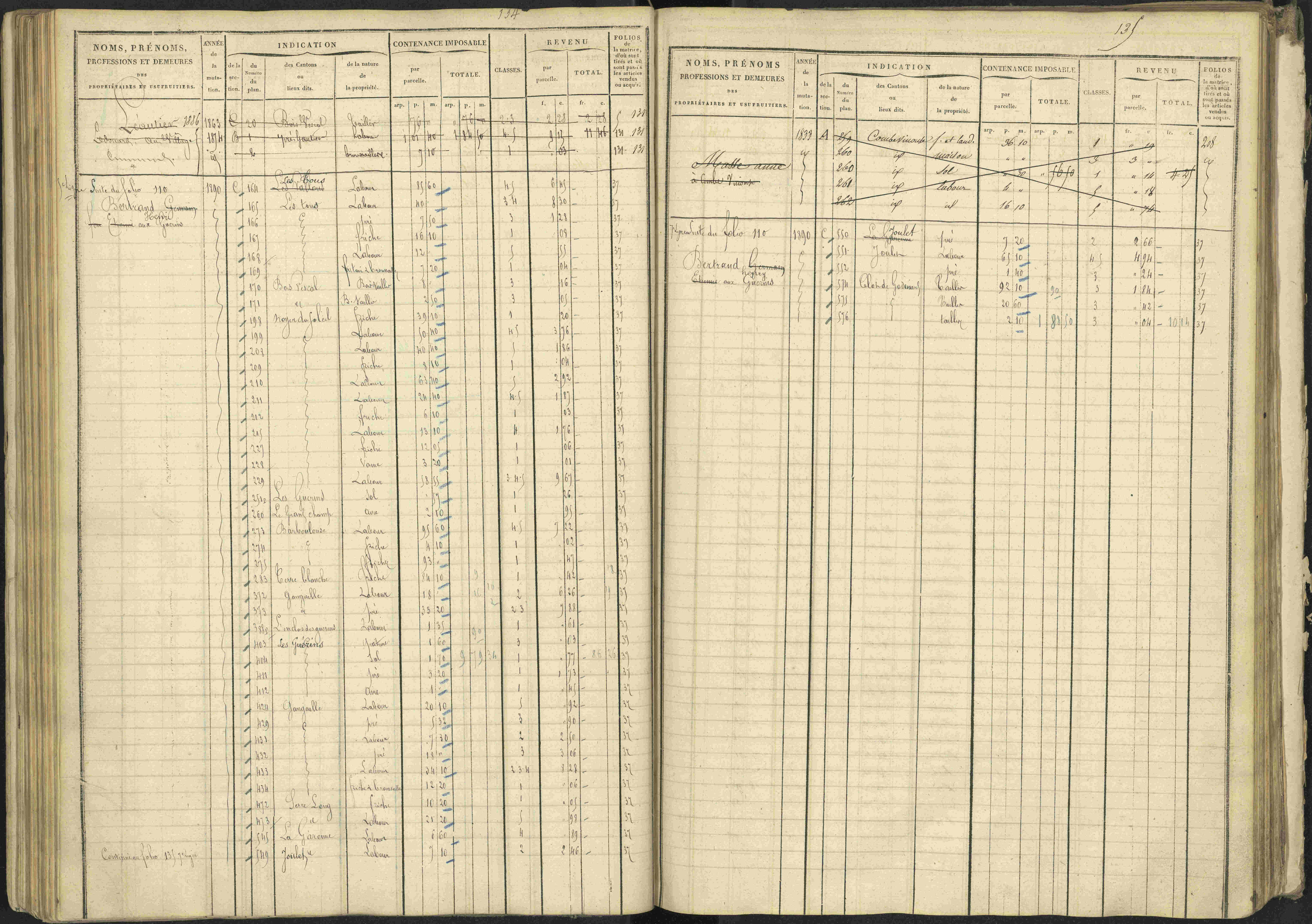 La Bâtie-Vieille - 3 P 245/1 - 3 P 245/1 - Matrice, folios 1-232.