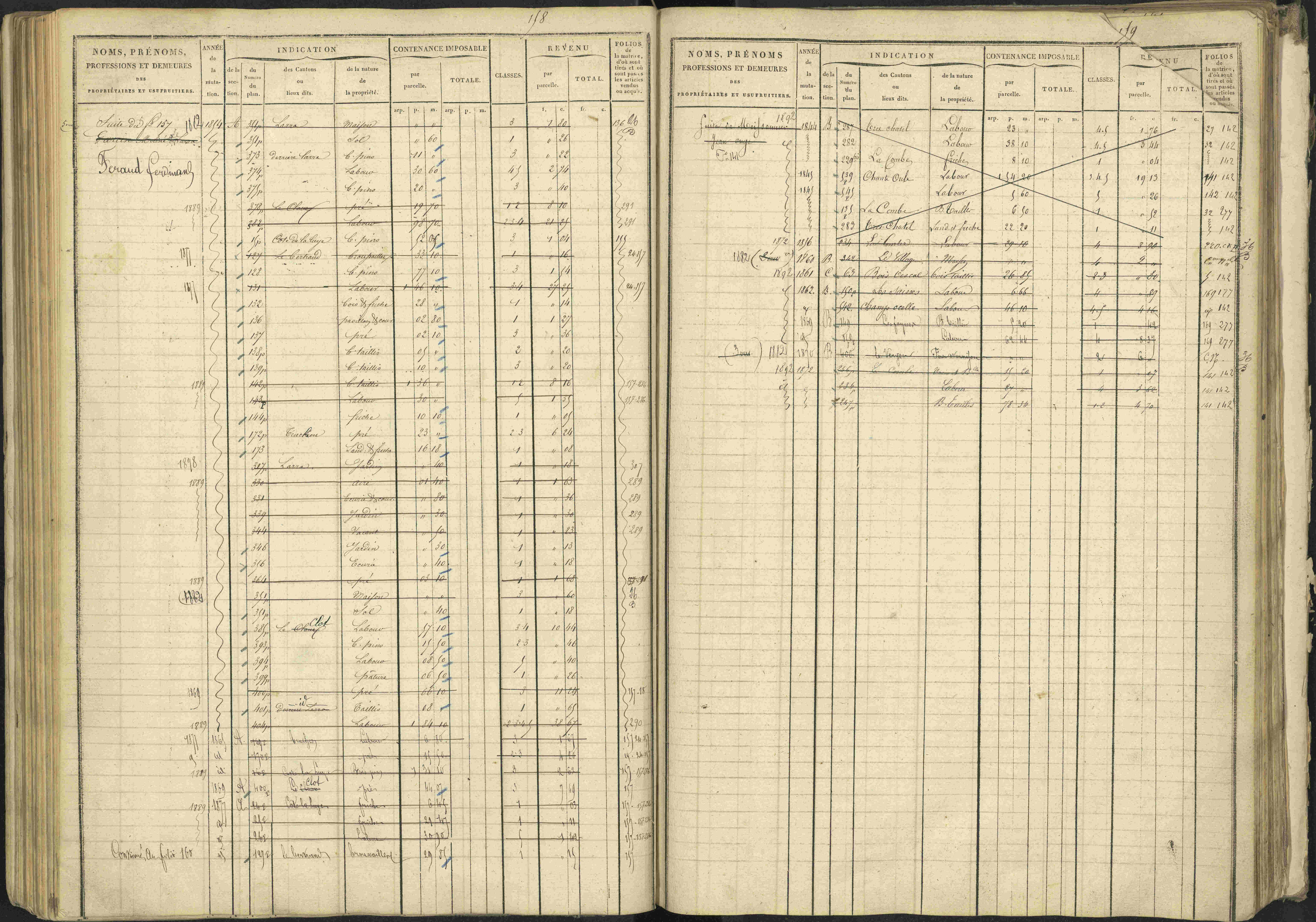 La Bâtie-Vieille - 3 P 245/1 - 3 P 245/1 - Matrice, folios 1-232.