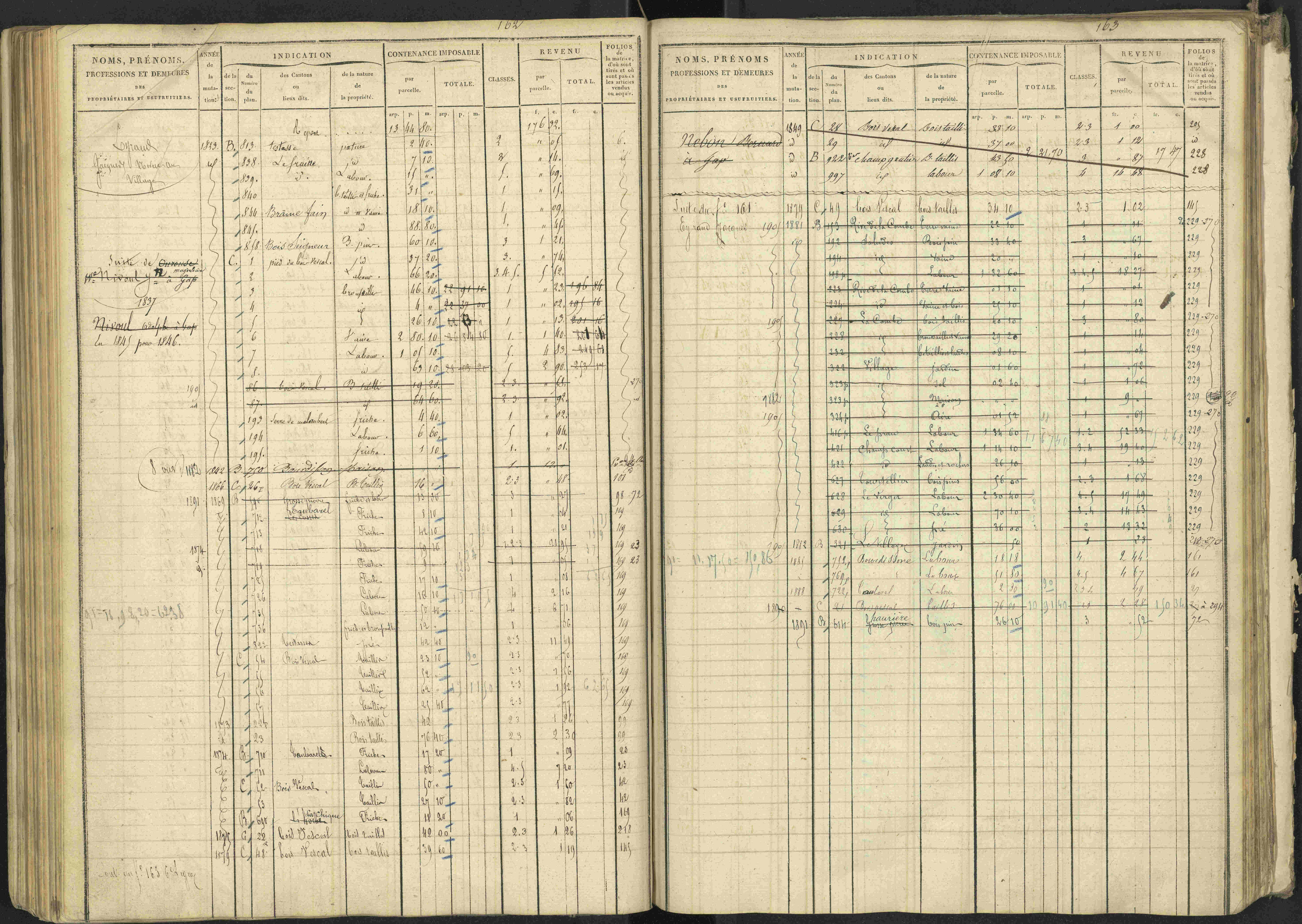 La Bâtie-Vieille - 3 P 245/1 - 3 P 245/1 - Matrice, folios 1-232.